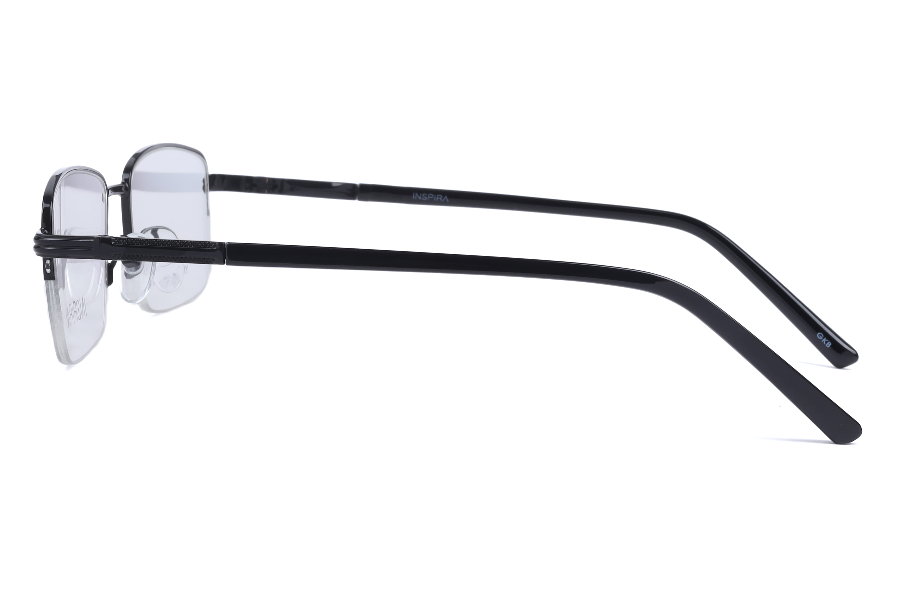 Inspira YM8610 Frame Black Male Supra Metal Frame — Black frame — view 3