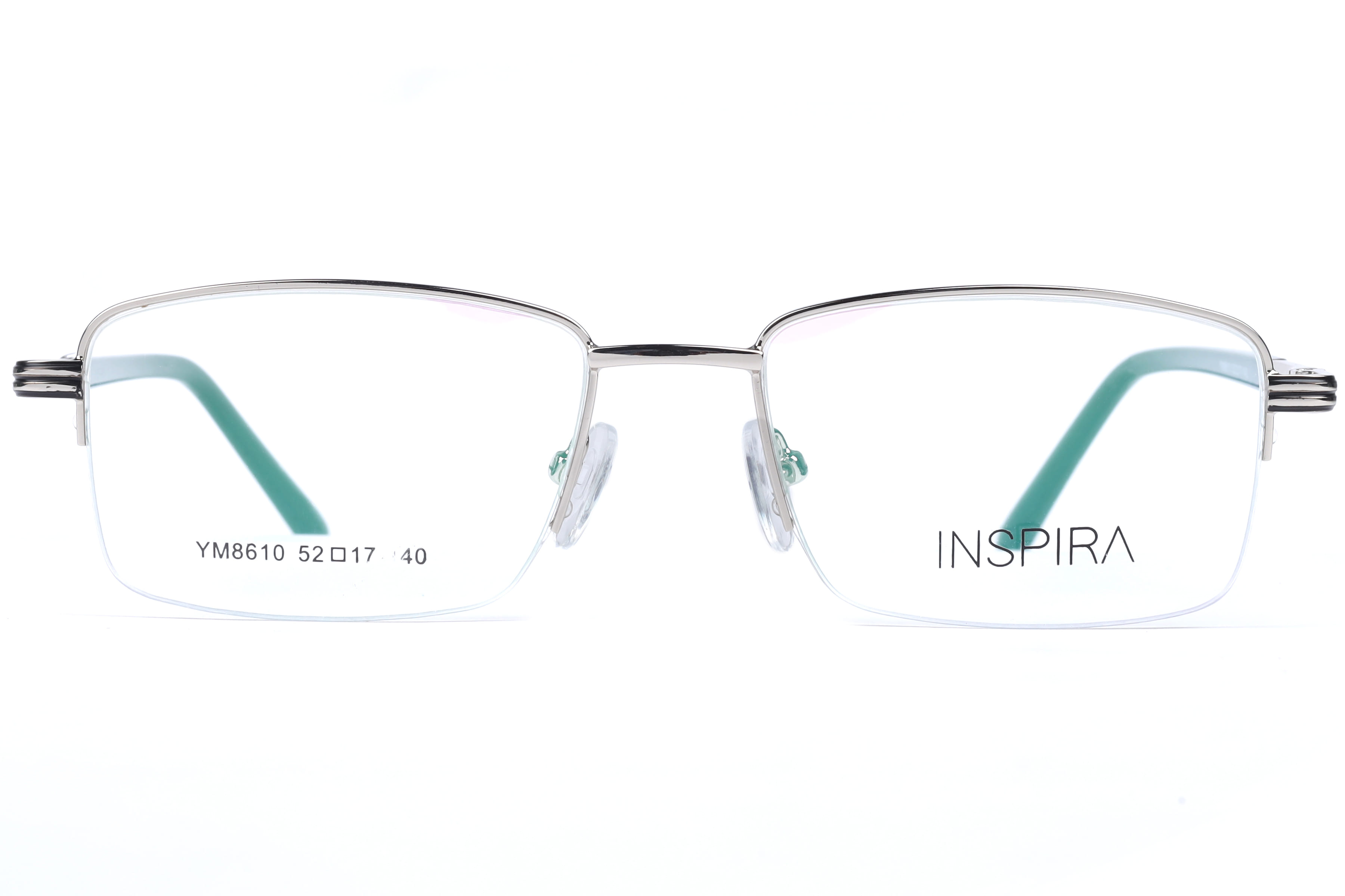 Inspira YM8610 Frame Silver Male Supra Metal — Silver frame