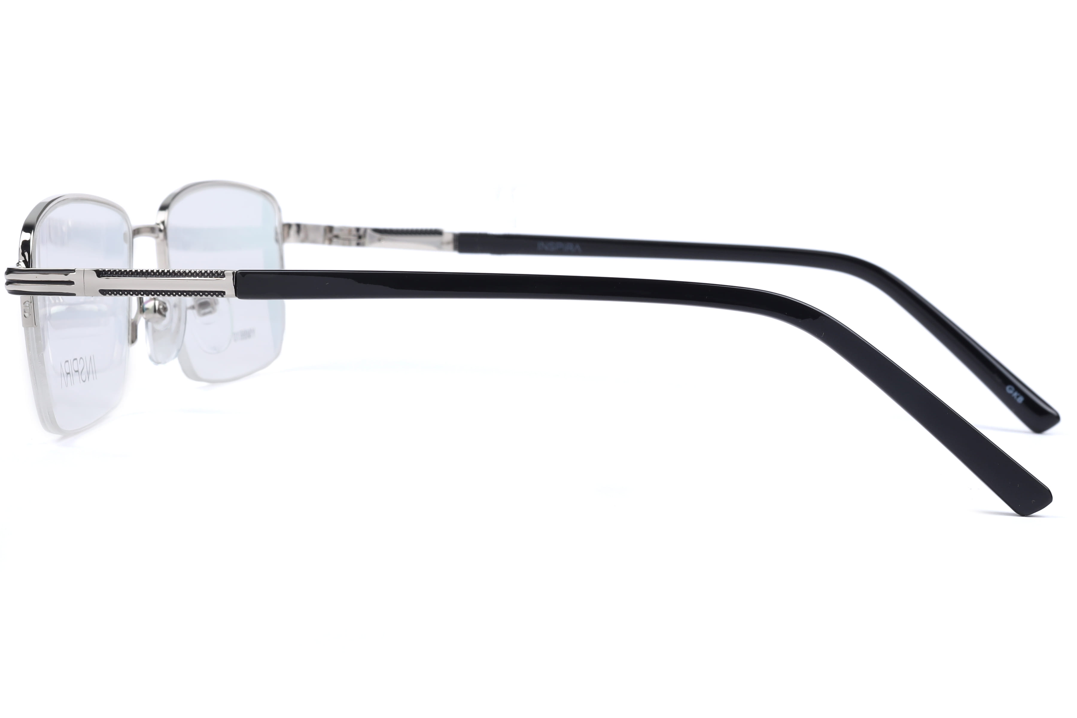 Inspira YM8610 Frame Silver Male Supra Metal Frame — Silver frame — view 3