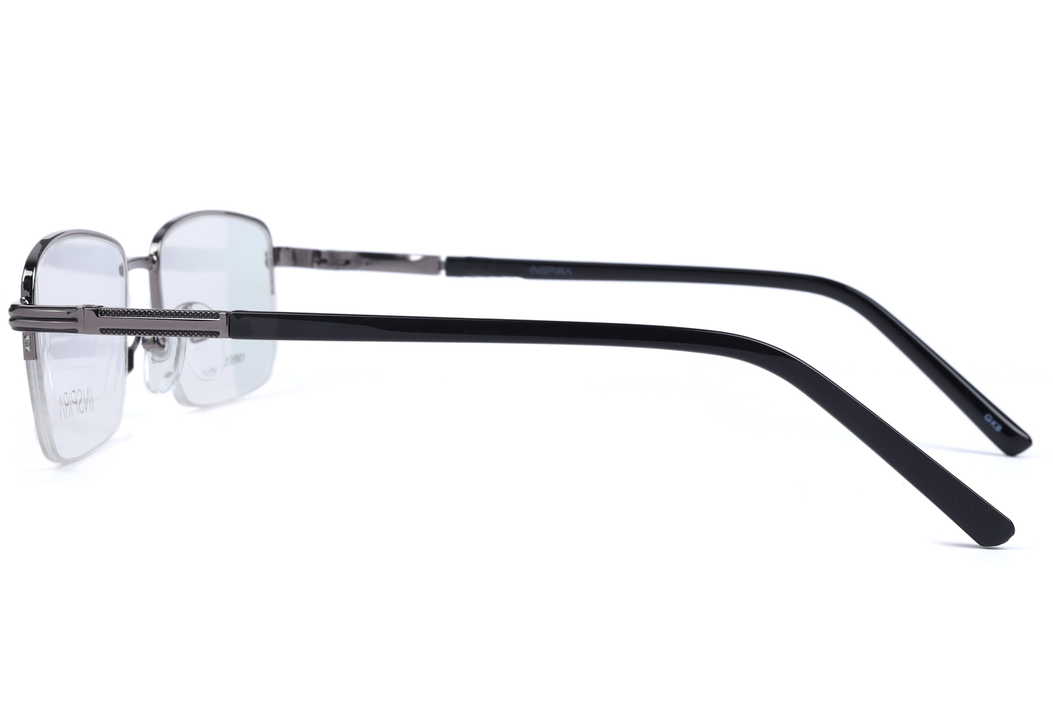 Inspira YM8610 Frame Gun Metal Male Supra Metal Frame — Gun Metal frame — view 3