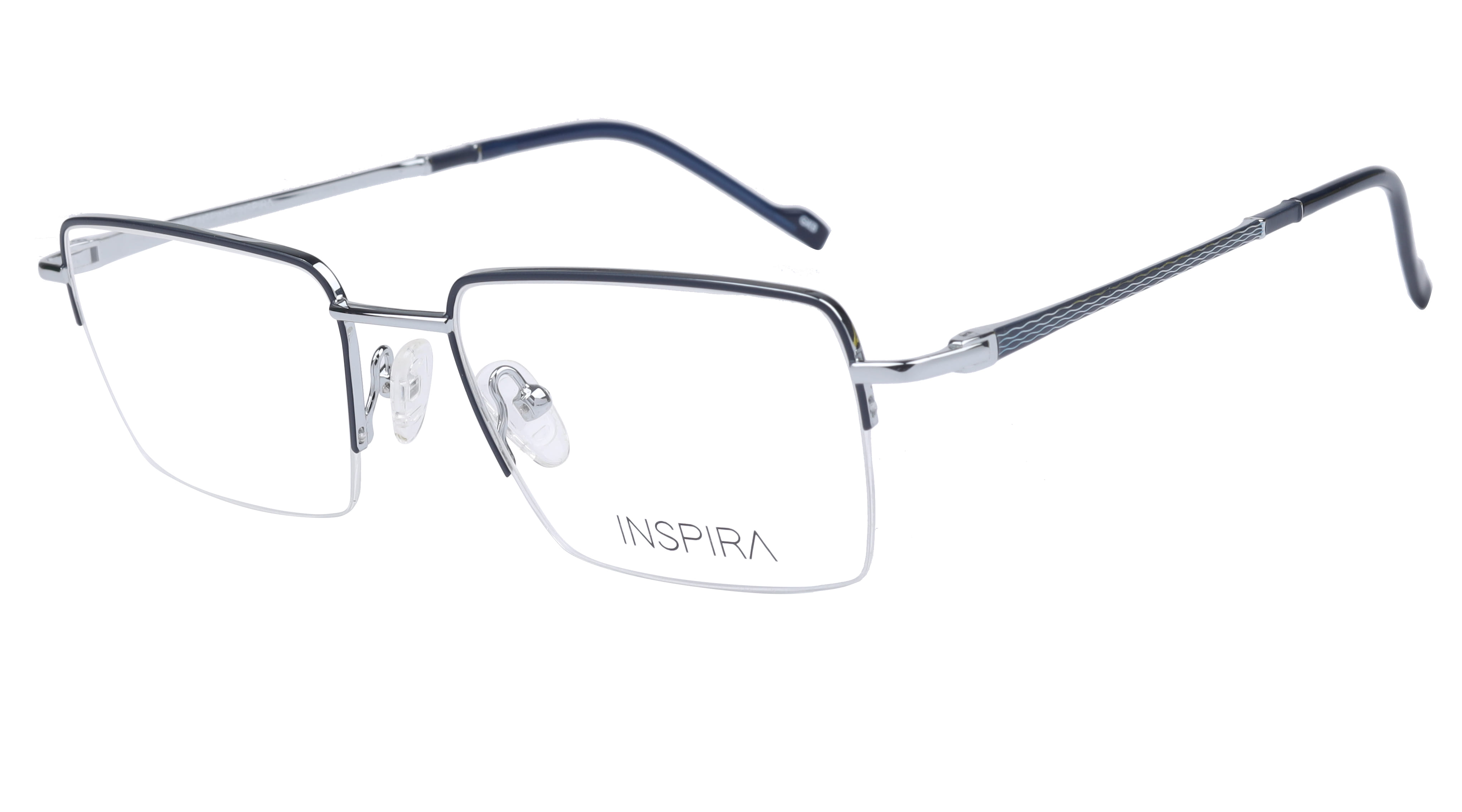 Inspira 24003-FY Frame Blue Male Supra Metal Frame — Blue frame — view 1