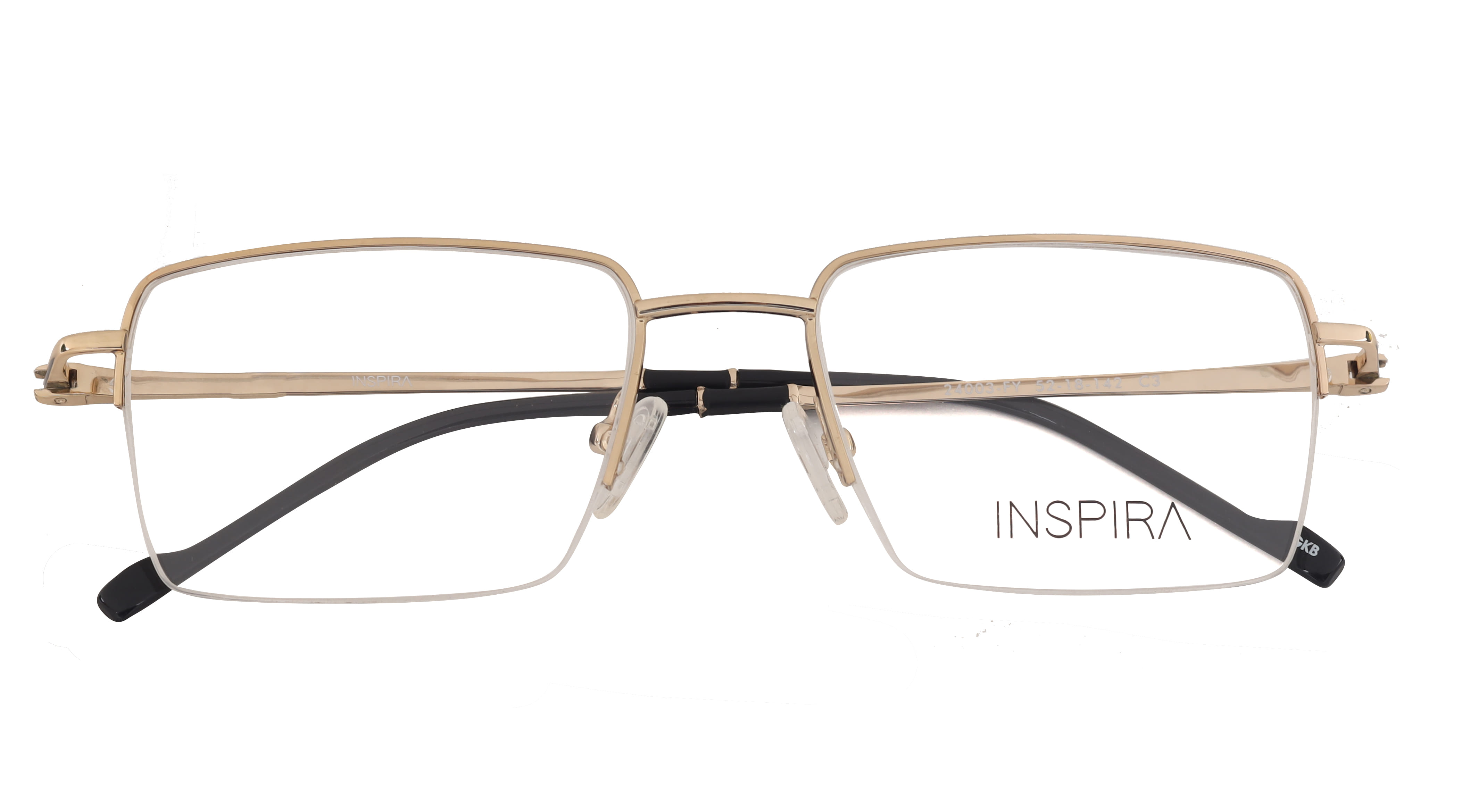 Inspira 24003-FY Frame Gold Male Supra Metal Frame — Gold frame — view 4