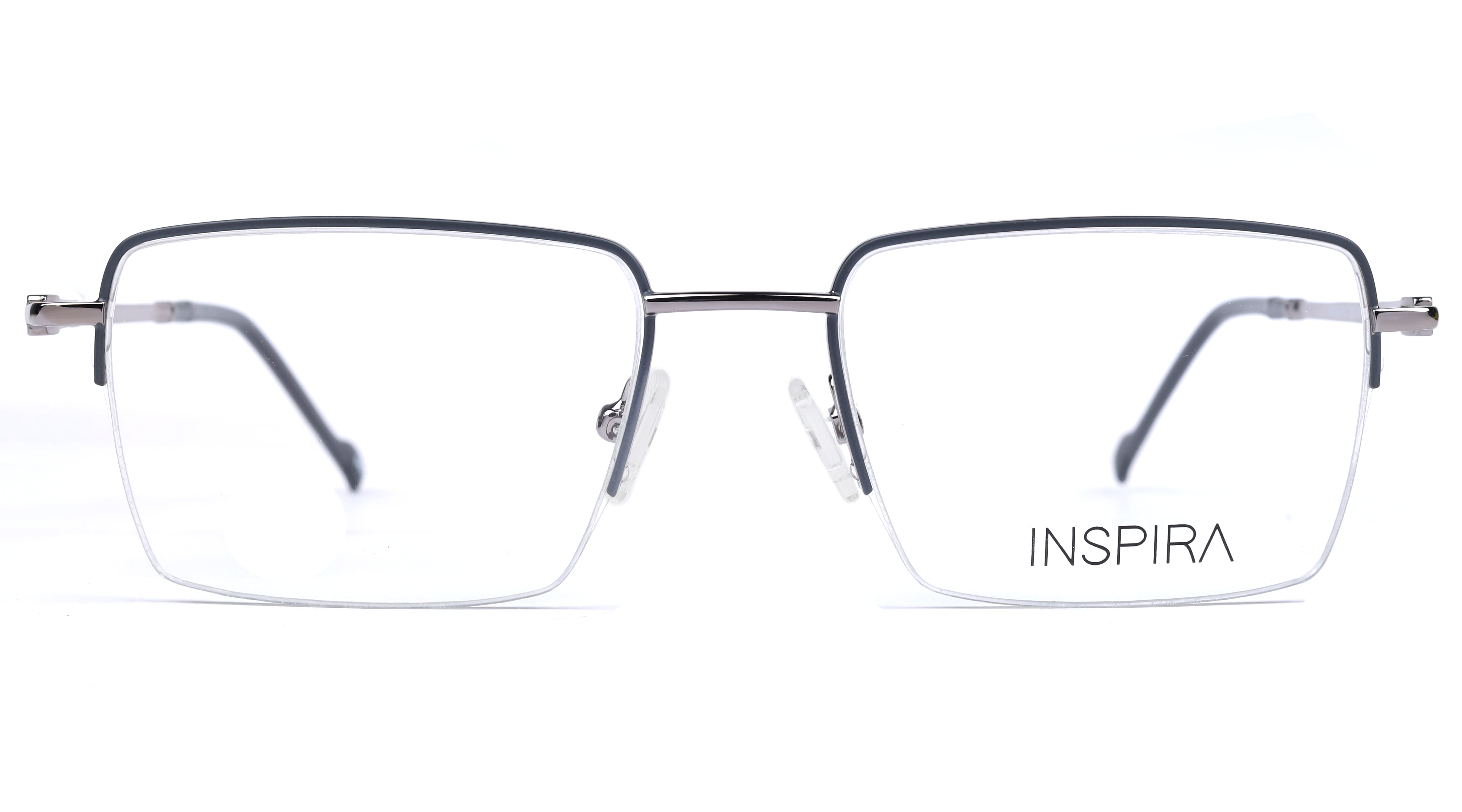 Inspira 24003-FY Frame Grey Male Supra Metal Frame — Grey frame — view 2
