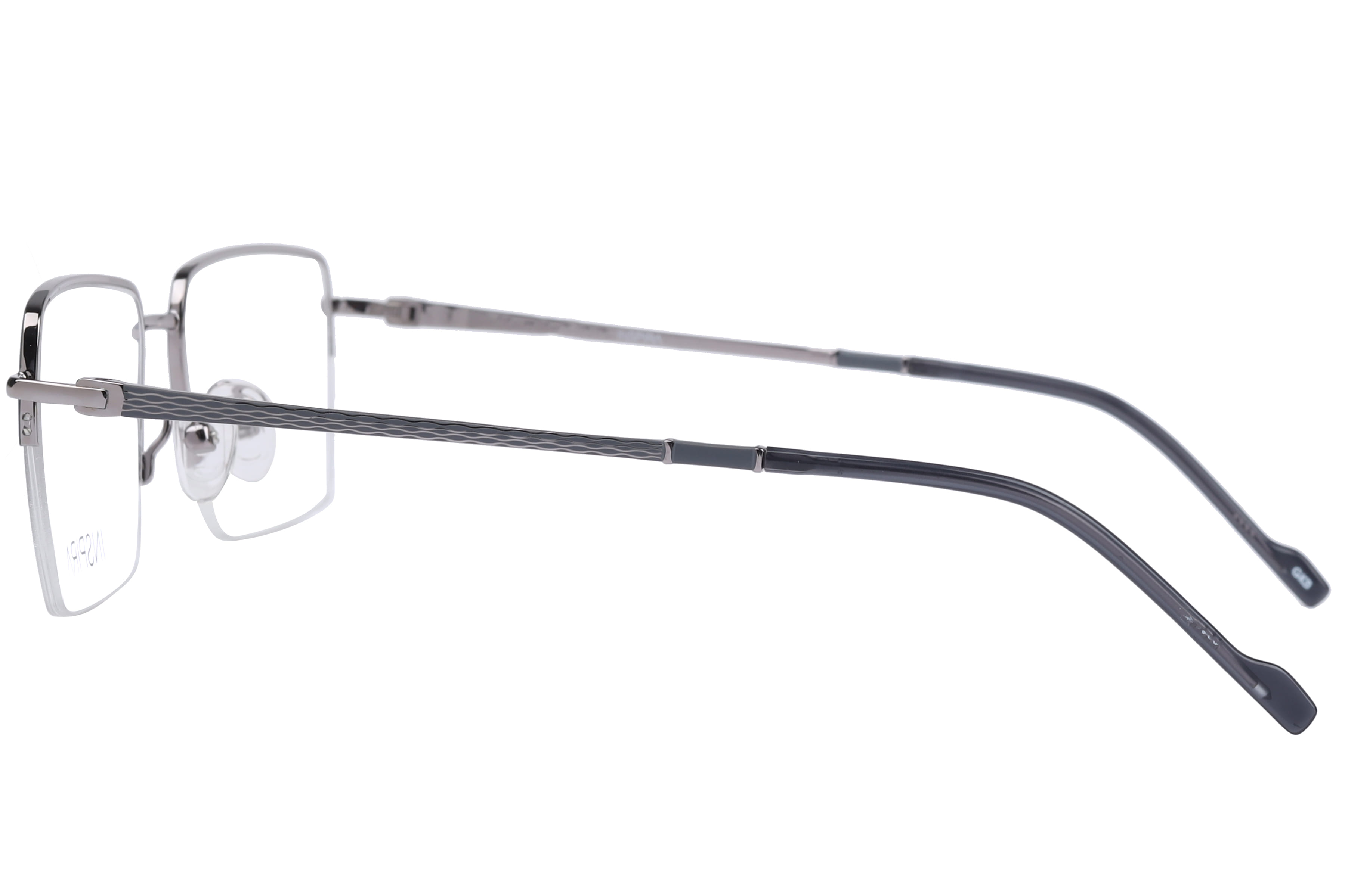 Inspira 24003-FY Frame Grey Male Supra Metal Frame — Grey frame — view 3