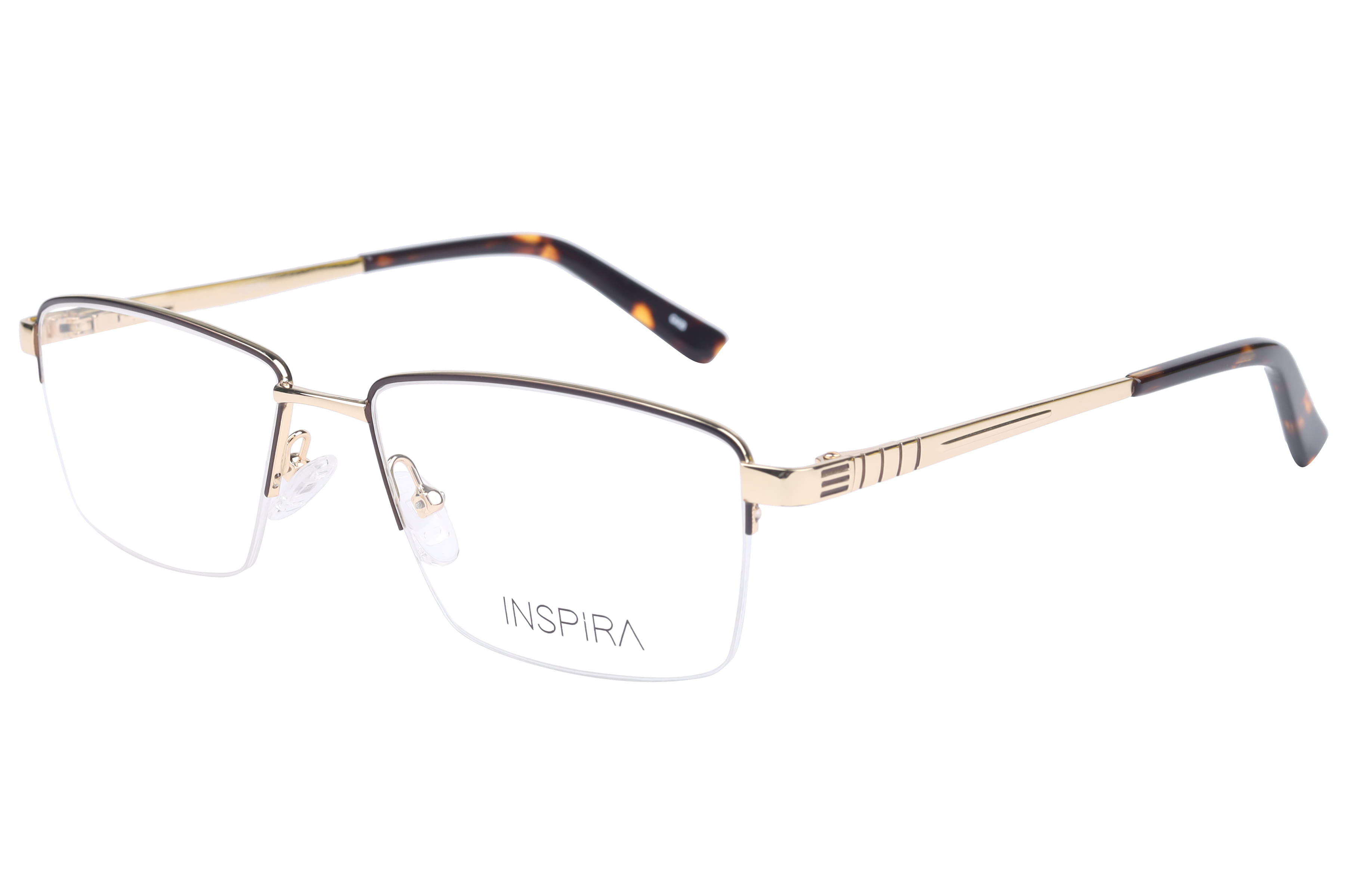 Inspira 18254-DY Frame Brown Male Supra Metal — Brown frame