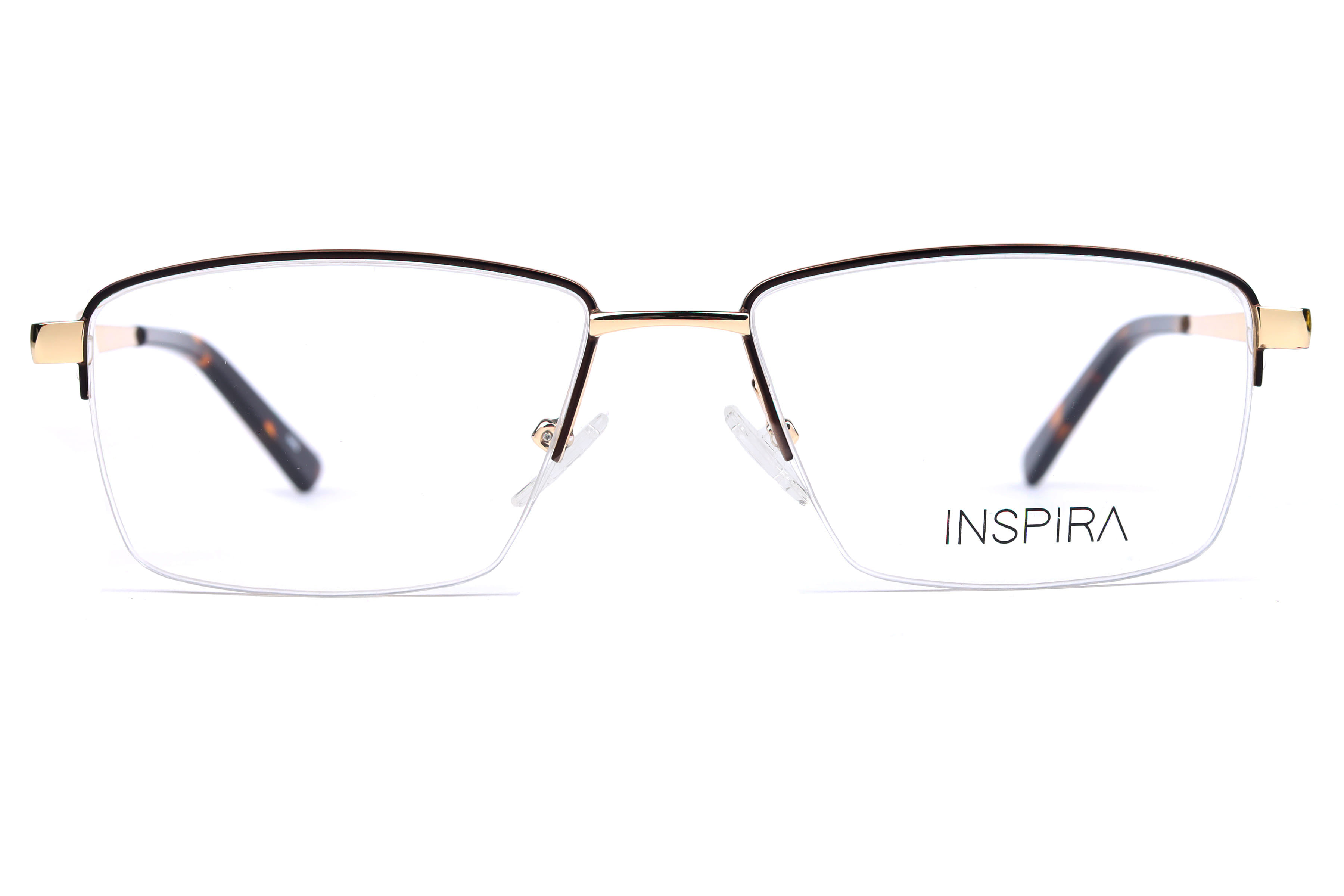Inspira 18254-DY Frame Brown Male Supra Metal — Brown frame