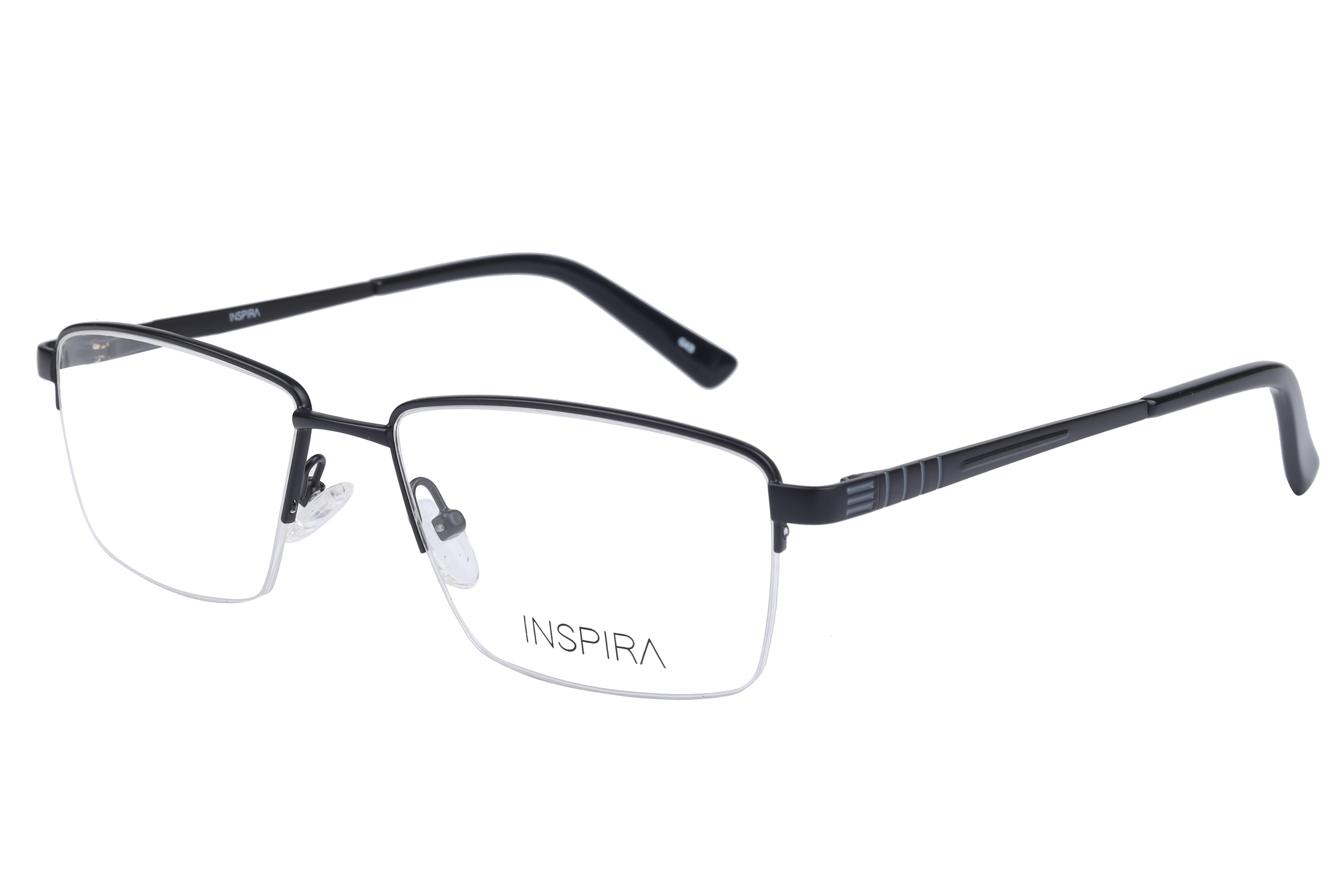 Inspira 18254-DY Frame Matt Black Male Supra Metal — Matt Black frame