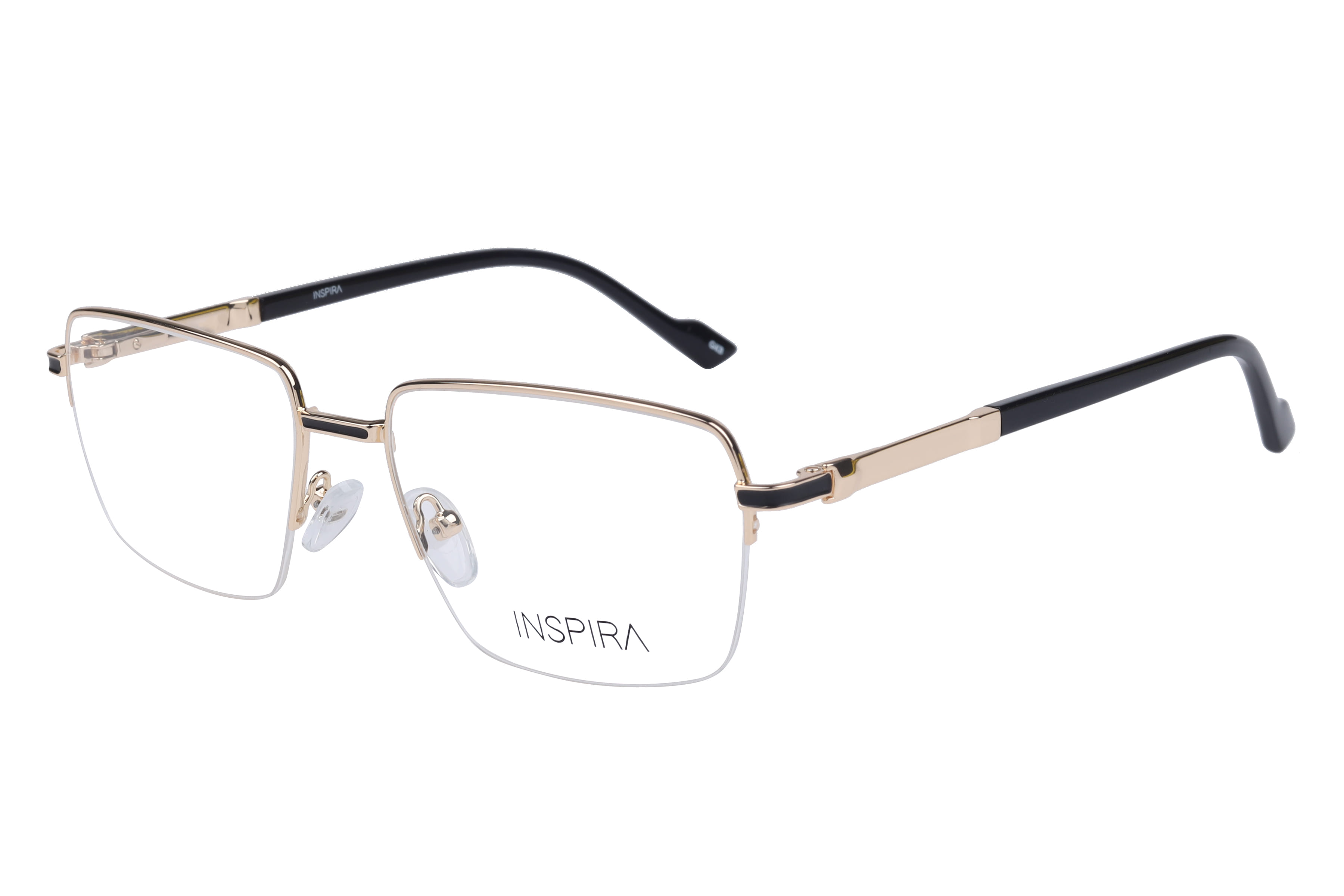 Inspira 17437-DY Frame Gold Male Supra Metal Frame — Gold frame — view 1