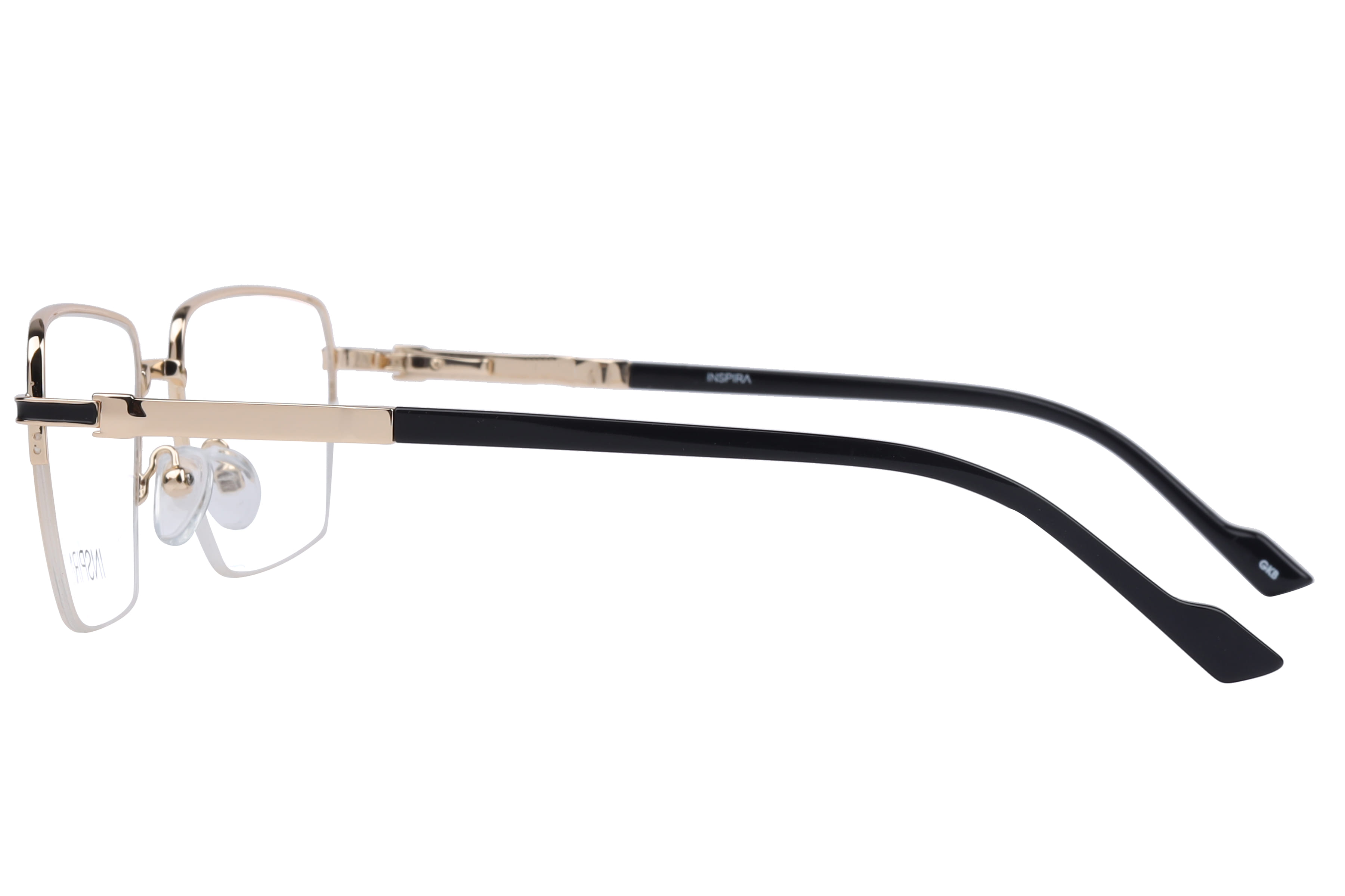 Inspira 17437-DY Frame Gold Male Supra Metal Frame — Gold frame — view 3