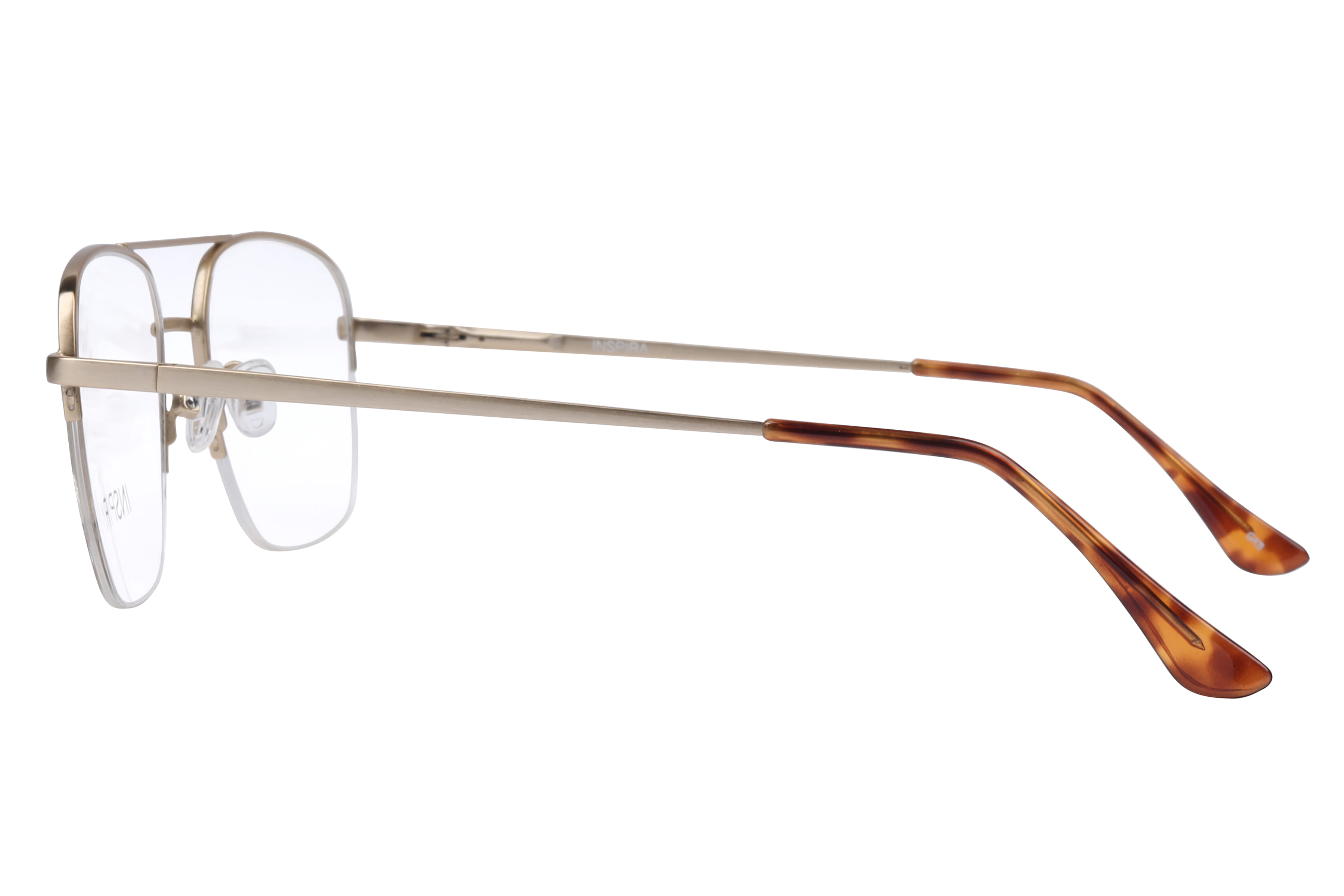 Inspira 16009 Frame Gold Male Supra Metal Frame — Gold frame — view 3