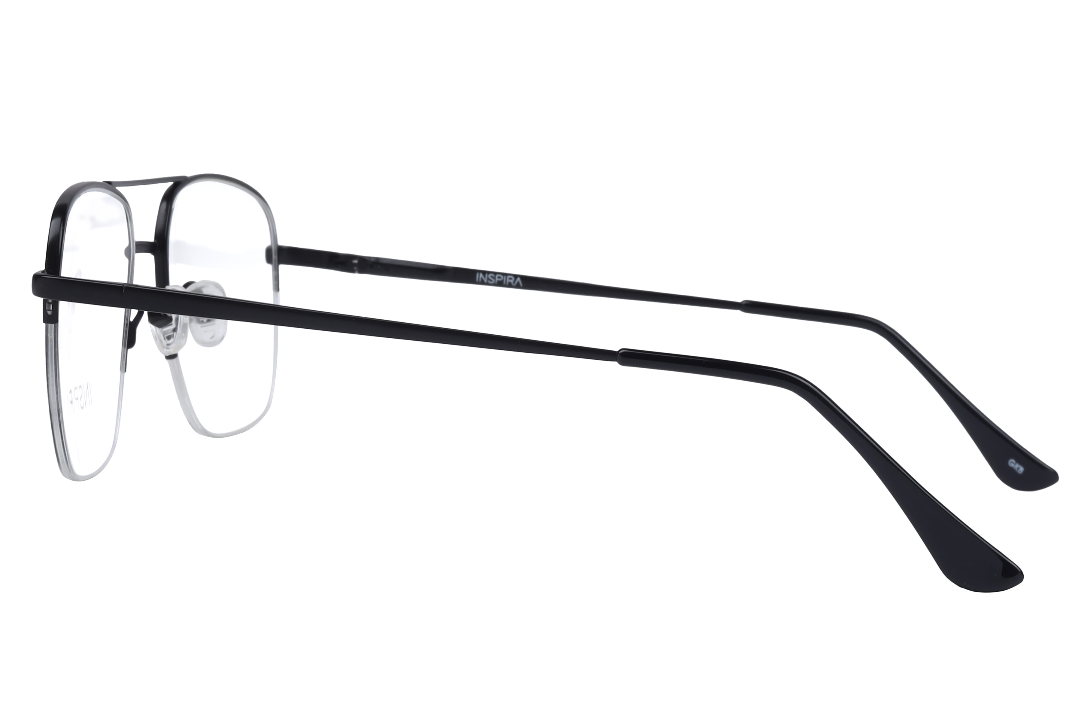 Inspira 16009 Frame Black Male Supra Metal Frame — Black frame — view 3
