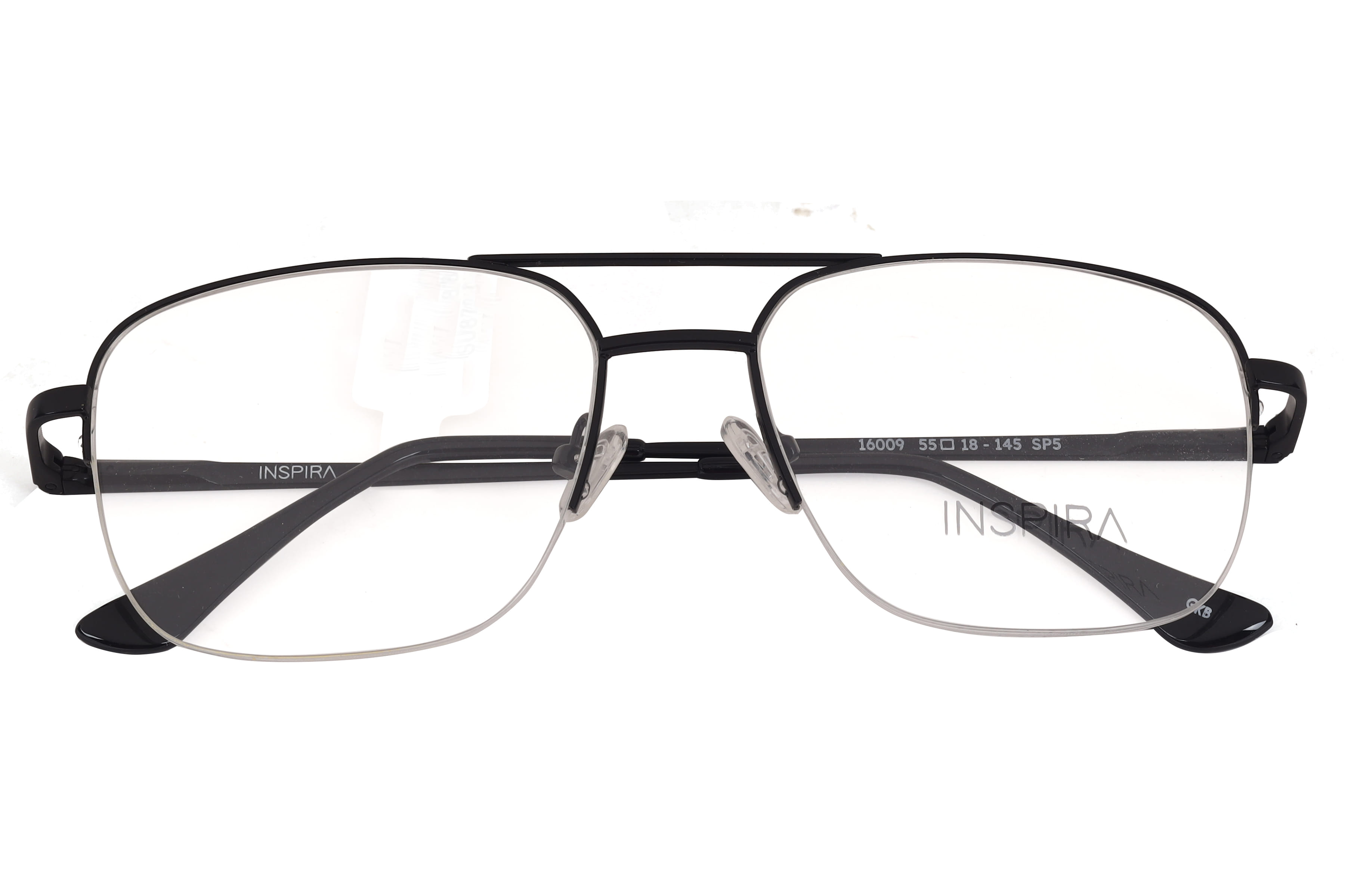 Inspira 16009 Frame Black Male Supra Metal Frame — Black frame — view 4