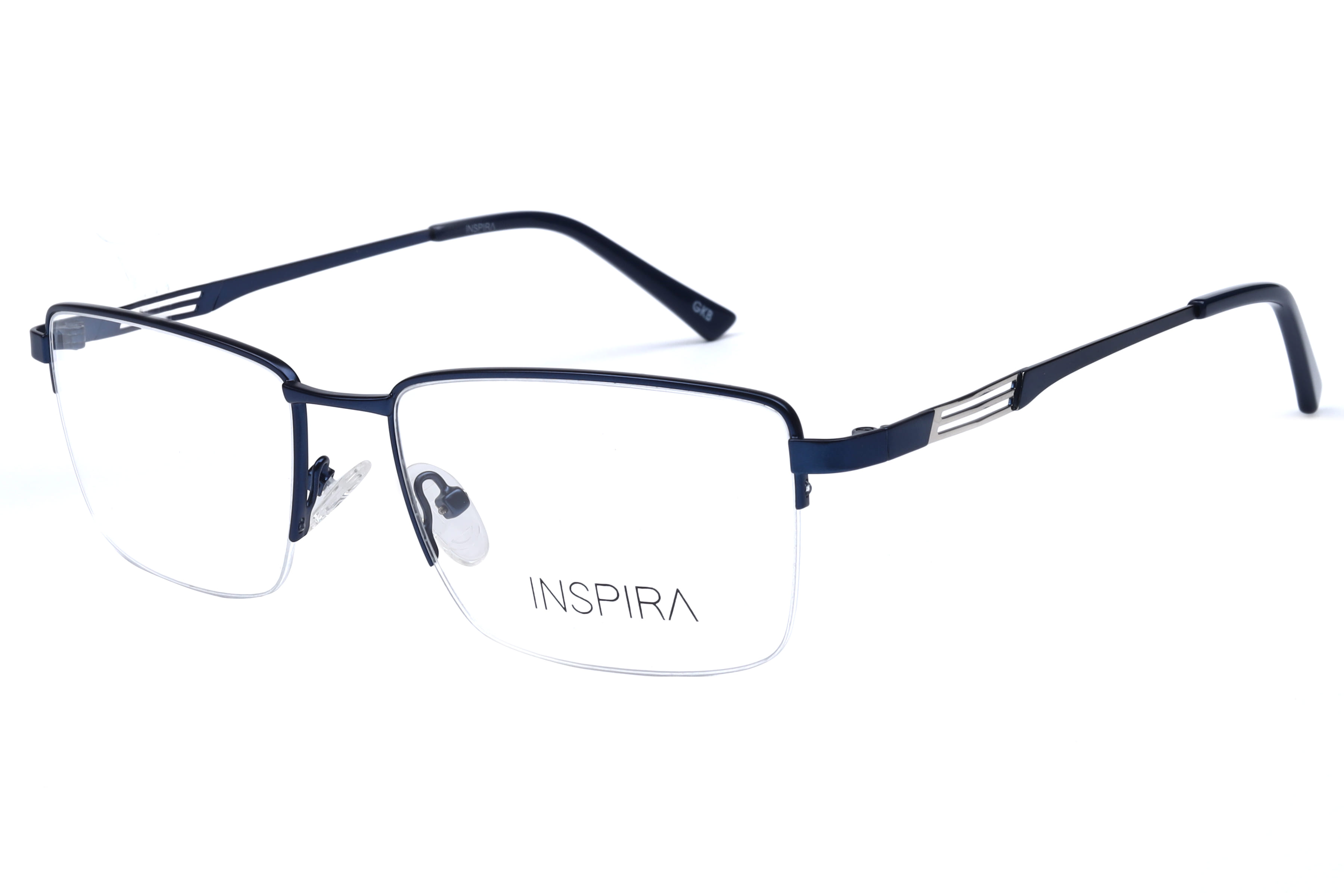 Inspira OLD70059M Frame Blue Male Supra Metal Frame — Blue frame — view 1