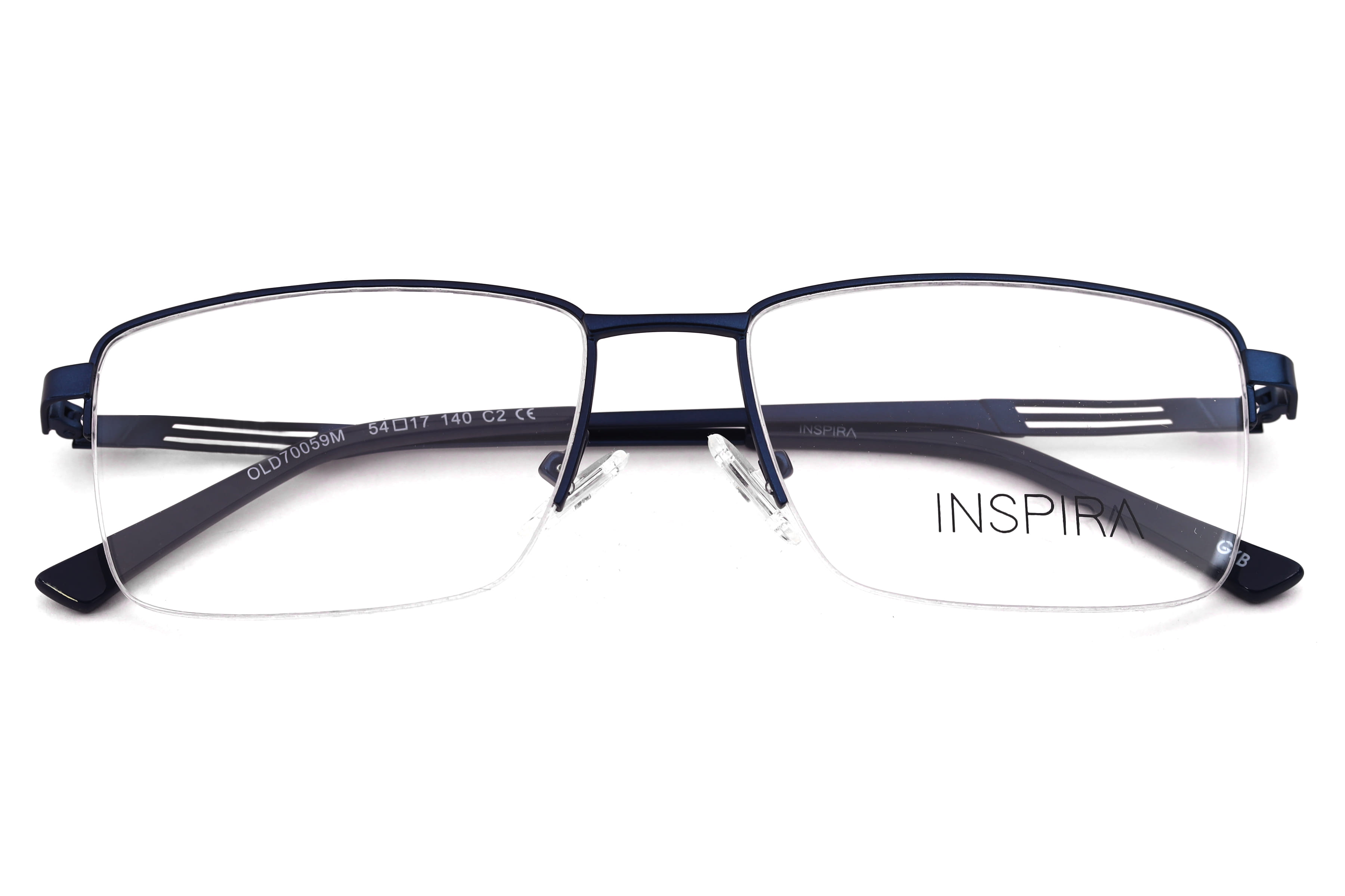 Inspira OLD70059M Frame Blue Male Supra Metal Frame — Blue frame — view 4