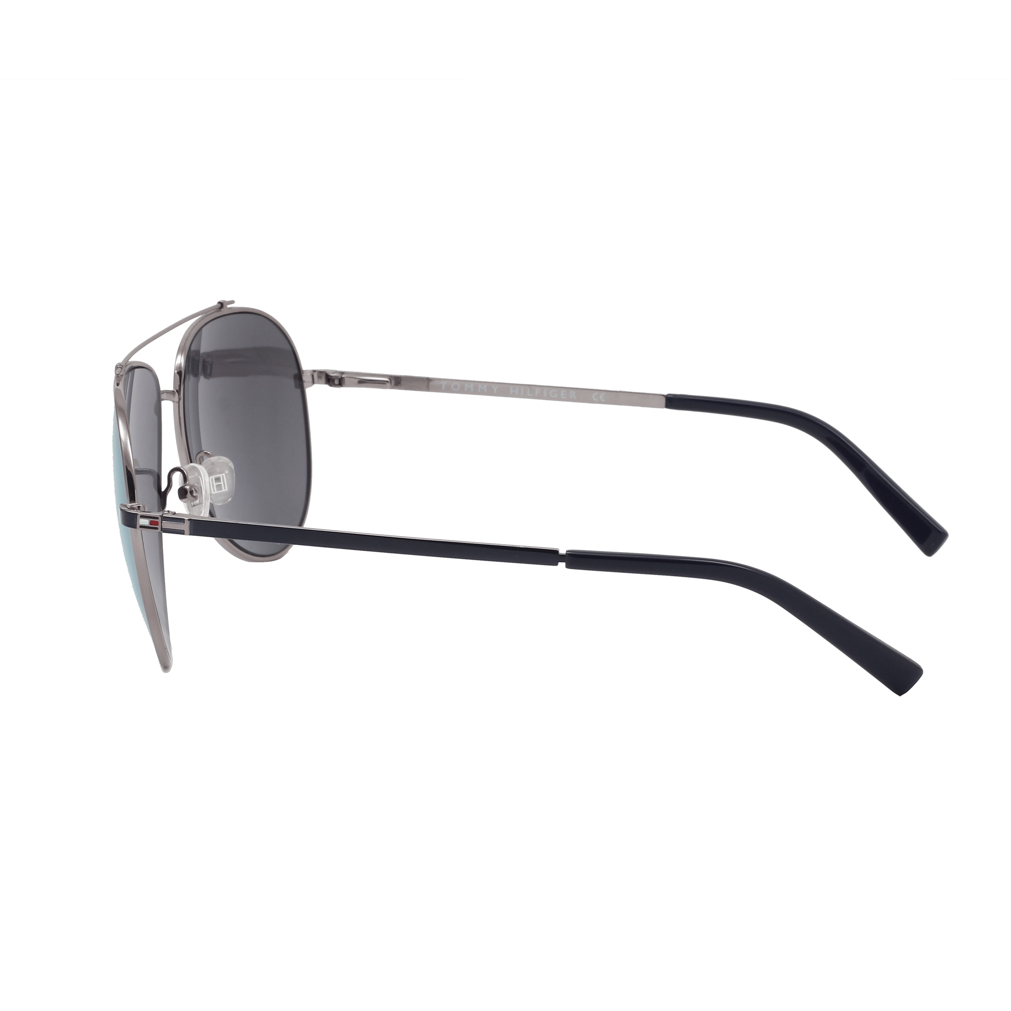 Tommy Hilfiger TH2553 Sunglass Gun Metal Male Full Metal Sunglass — Gun Metal frame — view 3