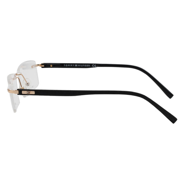 Tommy Hilfiger TH6164 Frame Gold Male RimLess Shell Frame — Gold frame — view 4