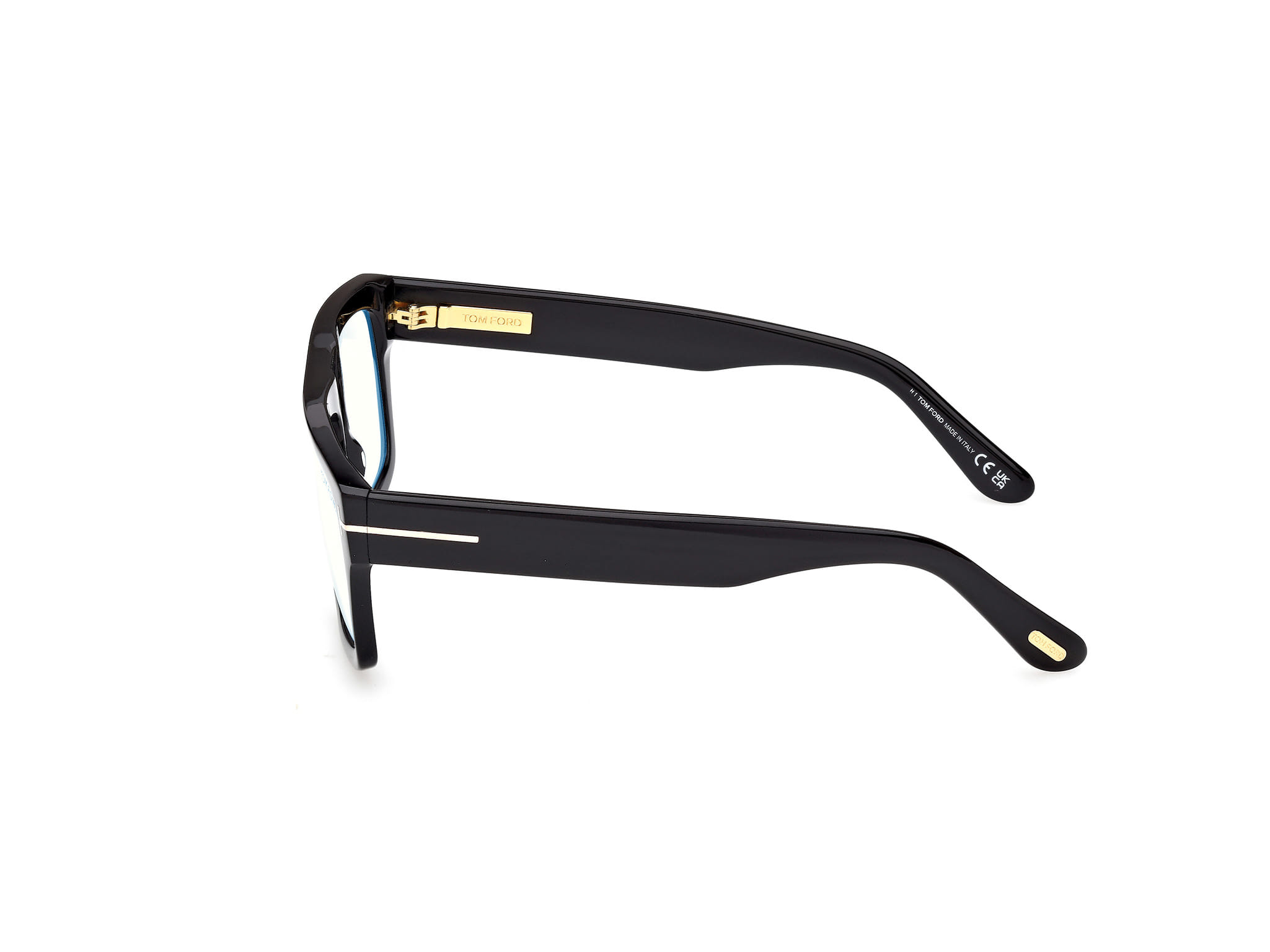 Tomford FT6084-B Frame Black Male Full Shell Frame — Black frame — view 2