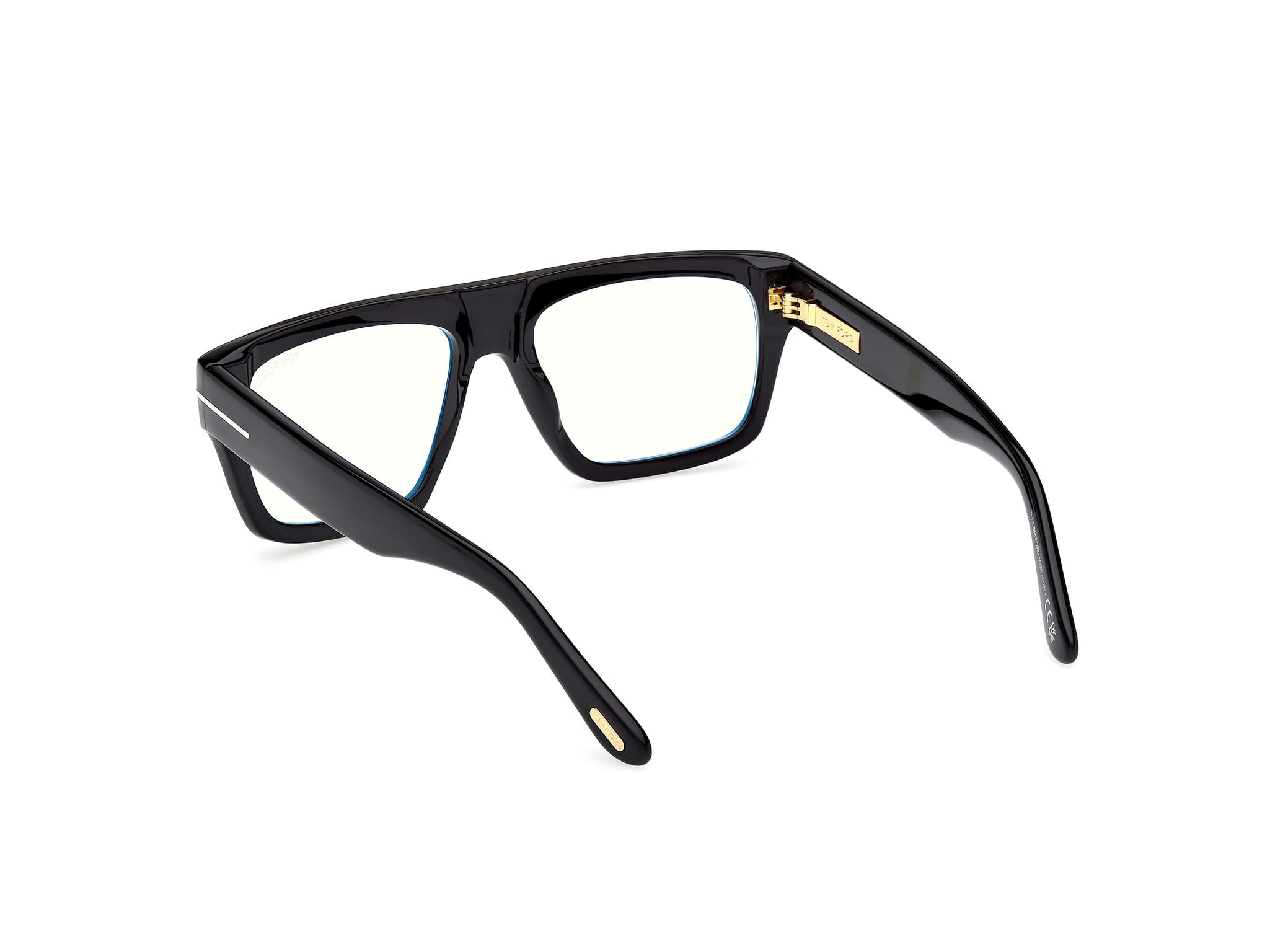 Tomford FT6084-B Frame Black Male Full Shell Frame — Black frame — view 3
