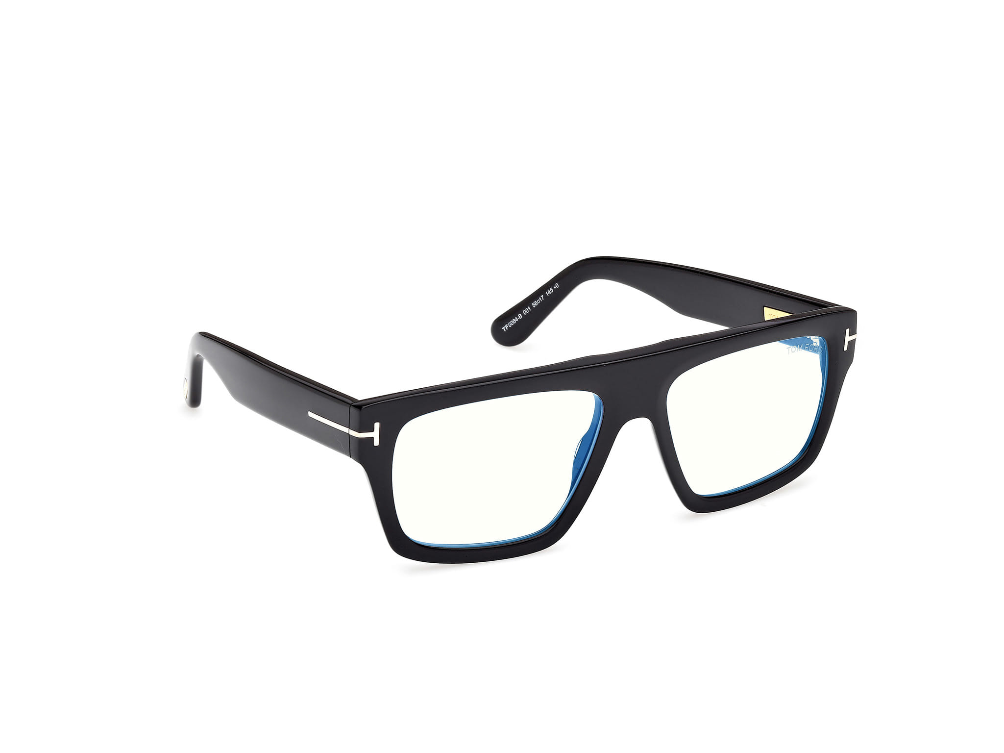 Tomford FT6084-B Frame Black Male Full Shell Frame — Black frame — view 7