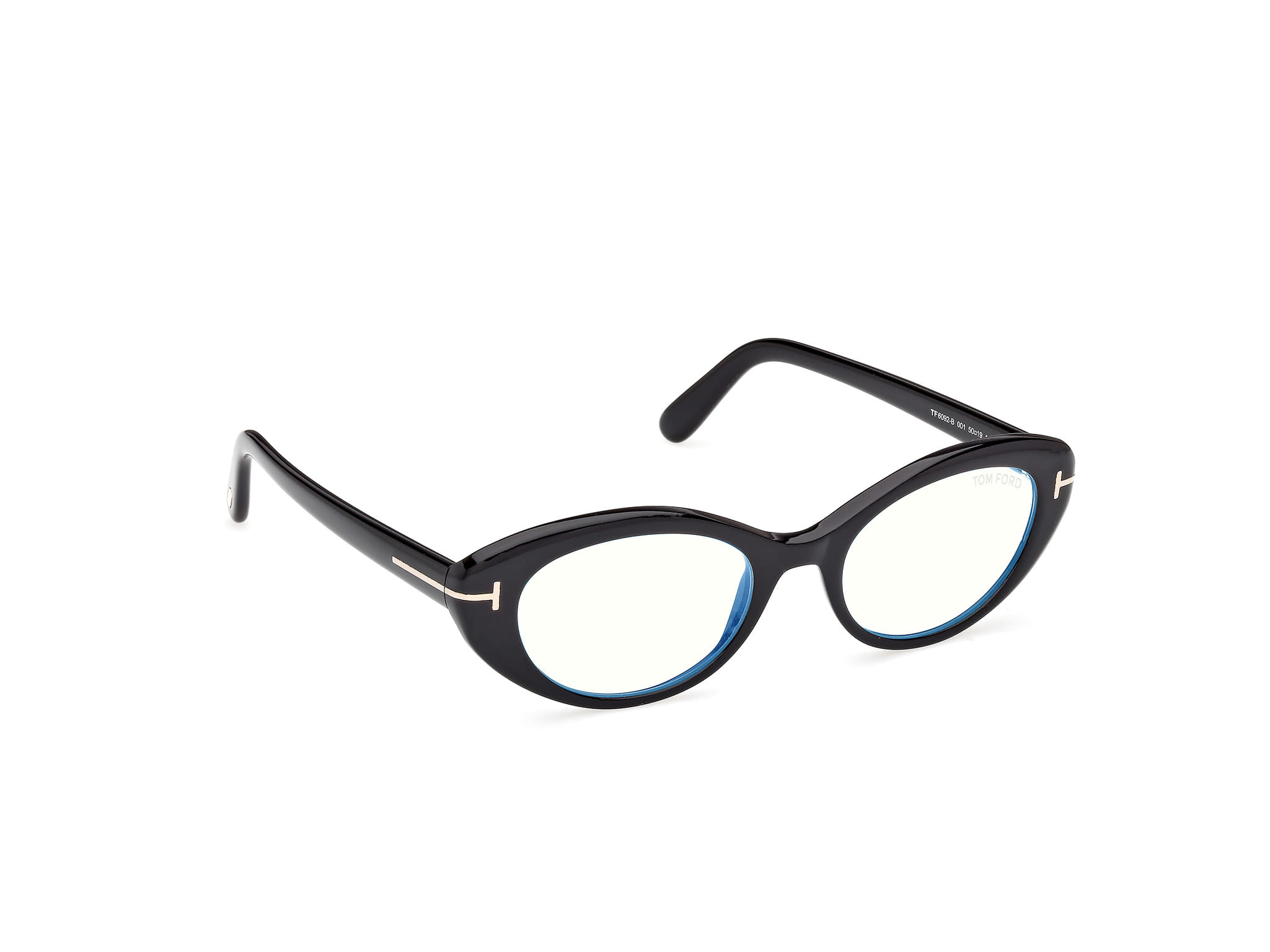 Tomford FT6092-B Frame Black Female Full Shell Frame — Black frame — view 7