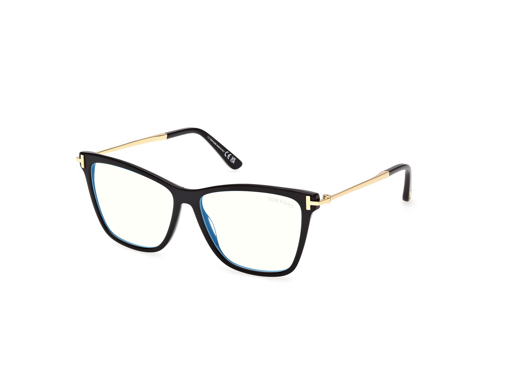 Tomford FT6097-B Frame Black Female Full Metal — Black frame