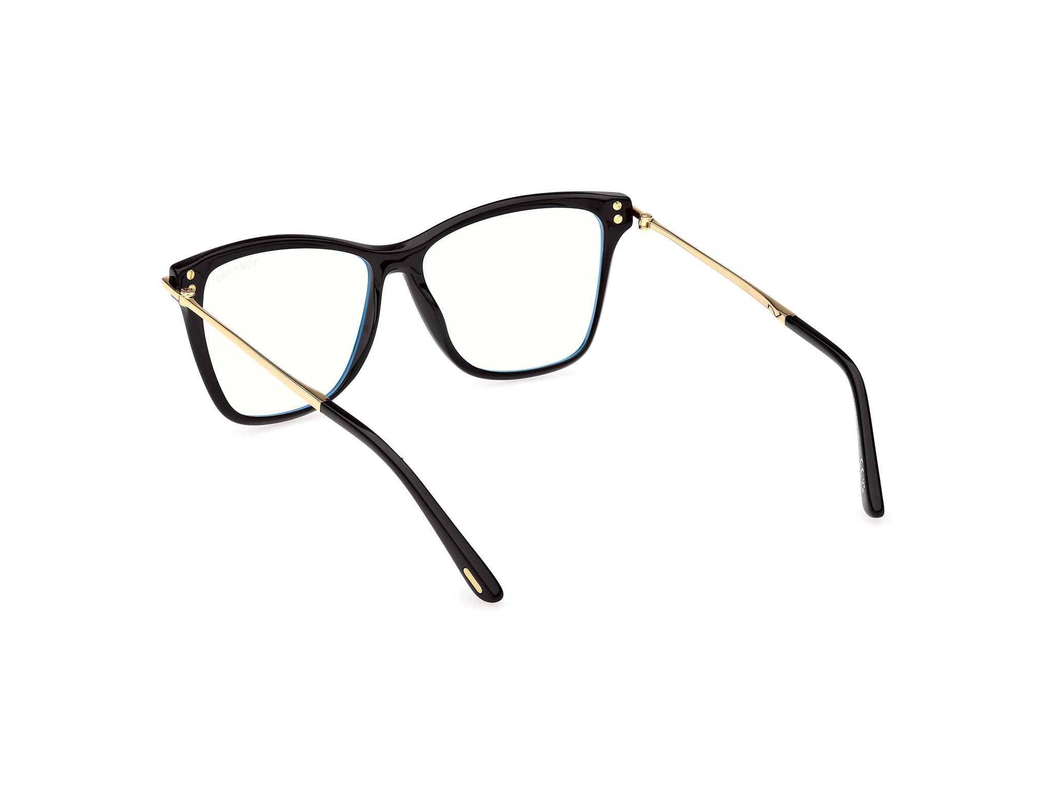 Tomford FT6097-B Frame Black Female Full Metal Frame — Black frame — view 3