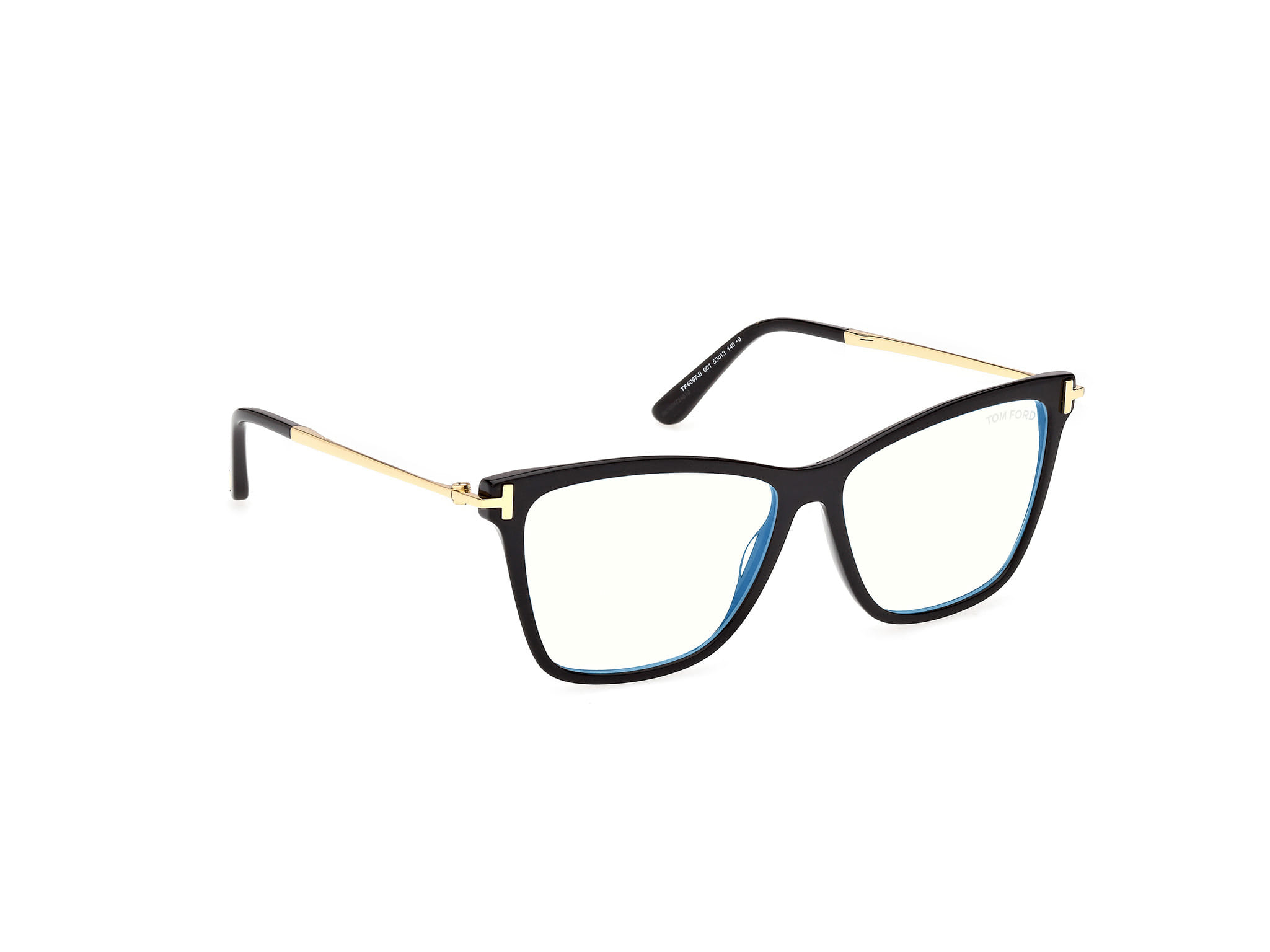 Tomford FT6097-B Frame Black Female Full Metal Frame — Black frame — view 7