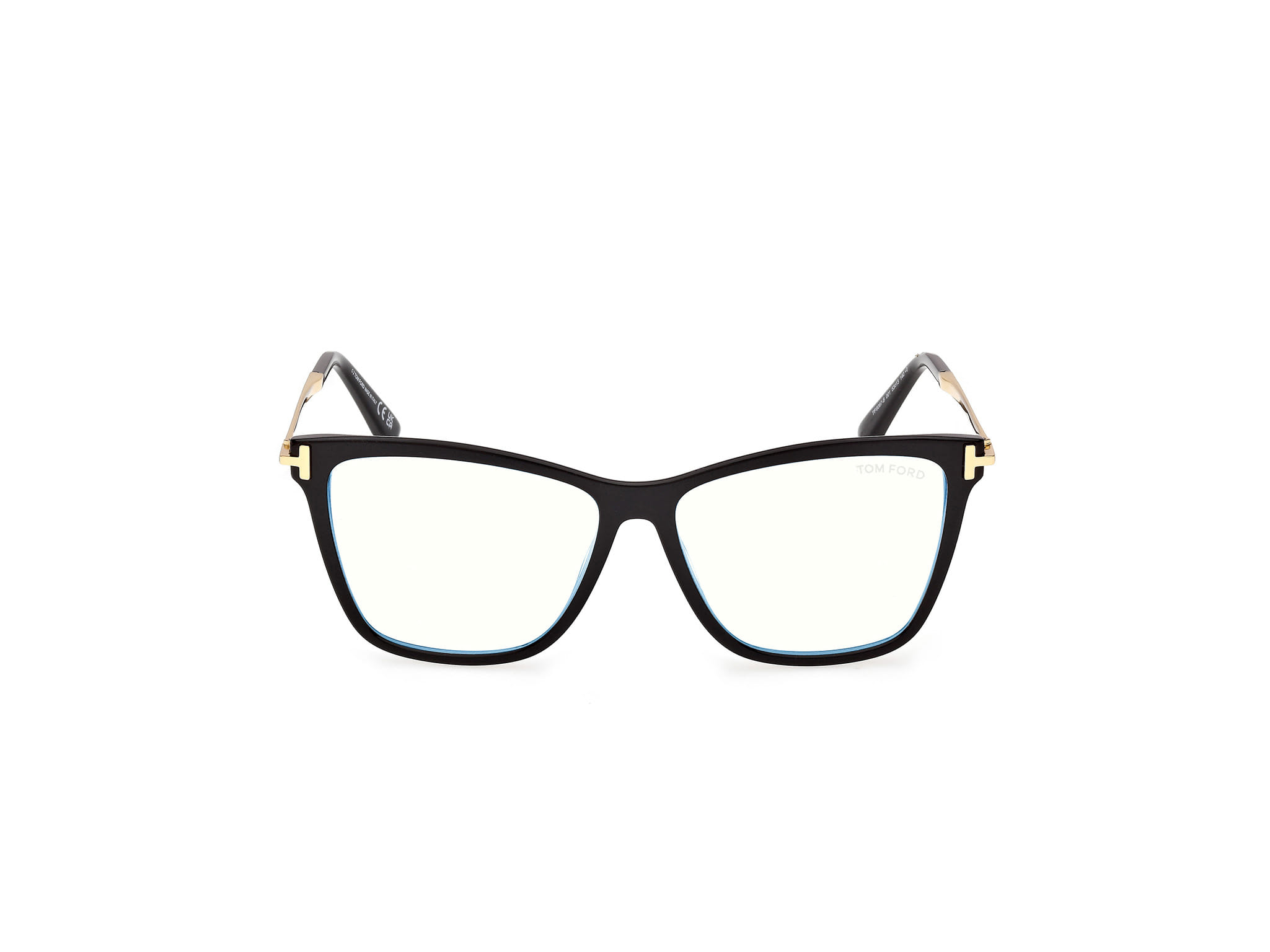 Tomford FT6097-B Frame Black Female Full Metal Frame — Black frame — view 8