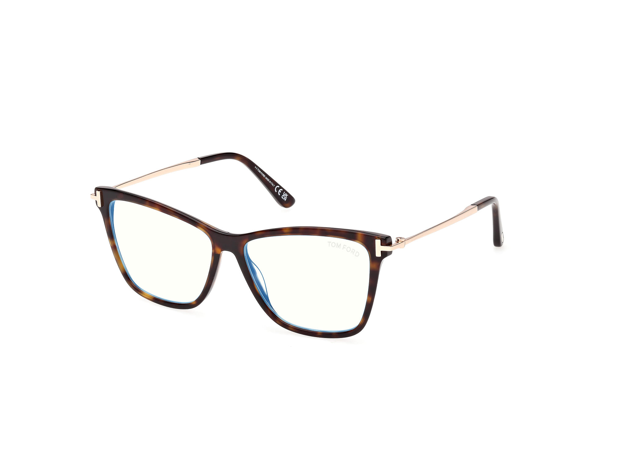 Tomford FT6097-B Frame Havana Female Full Shell — Havana frame