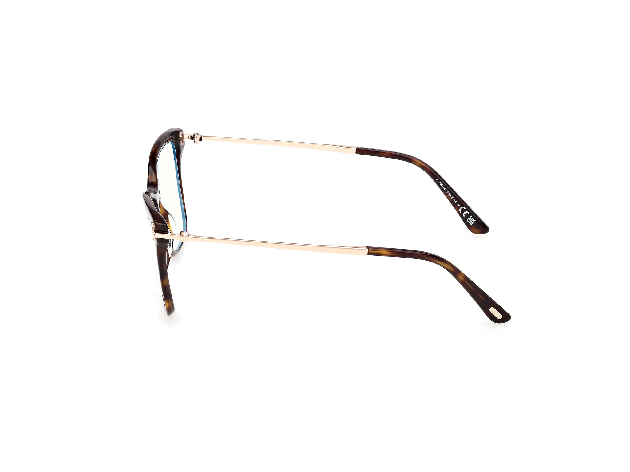 Tomford FT6097-B Frame Havana Female Full Shell Frame — Havana frame — view 2