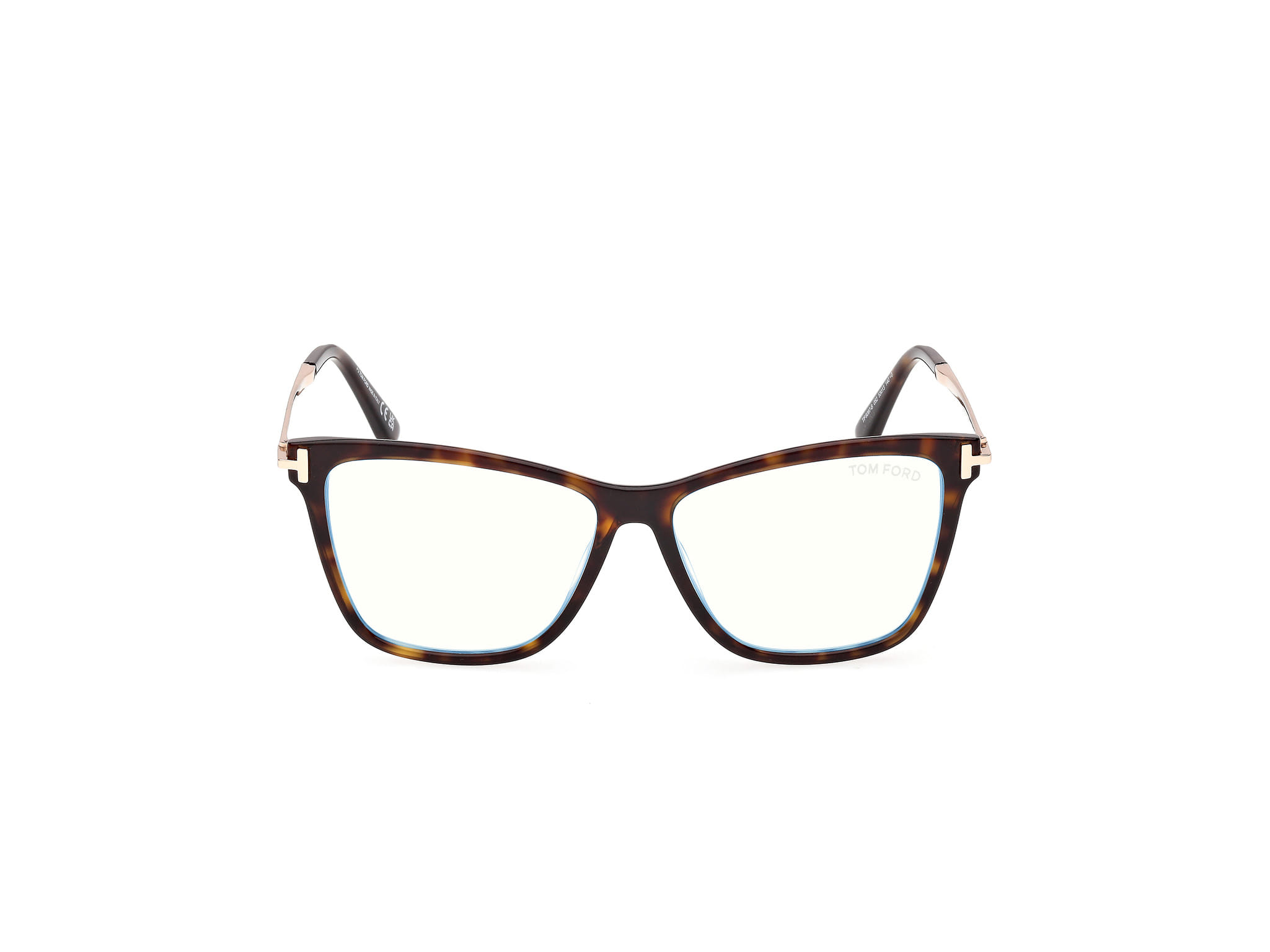 Tomford FT6097-B Frame Havana Female Full Shell Frame — Havana frame — view 8