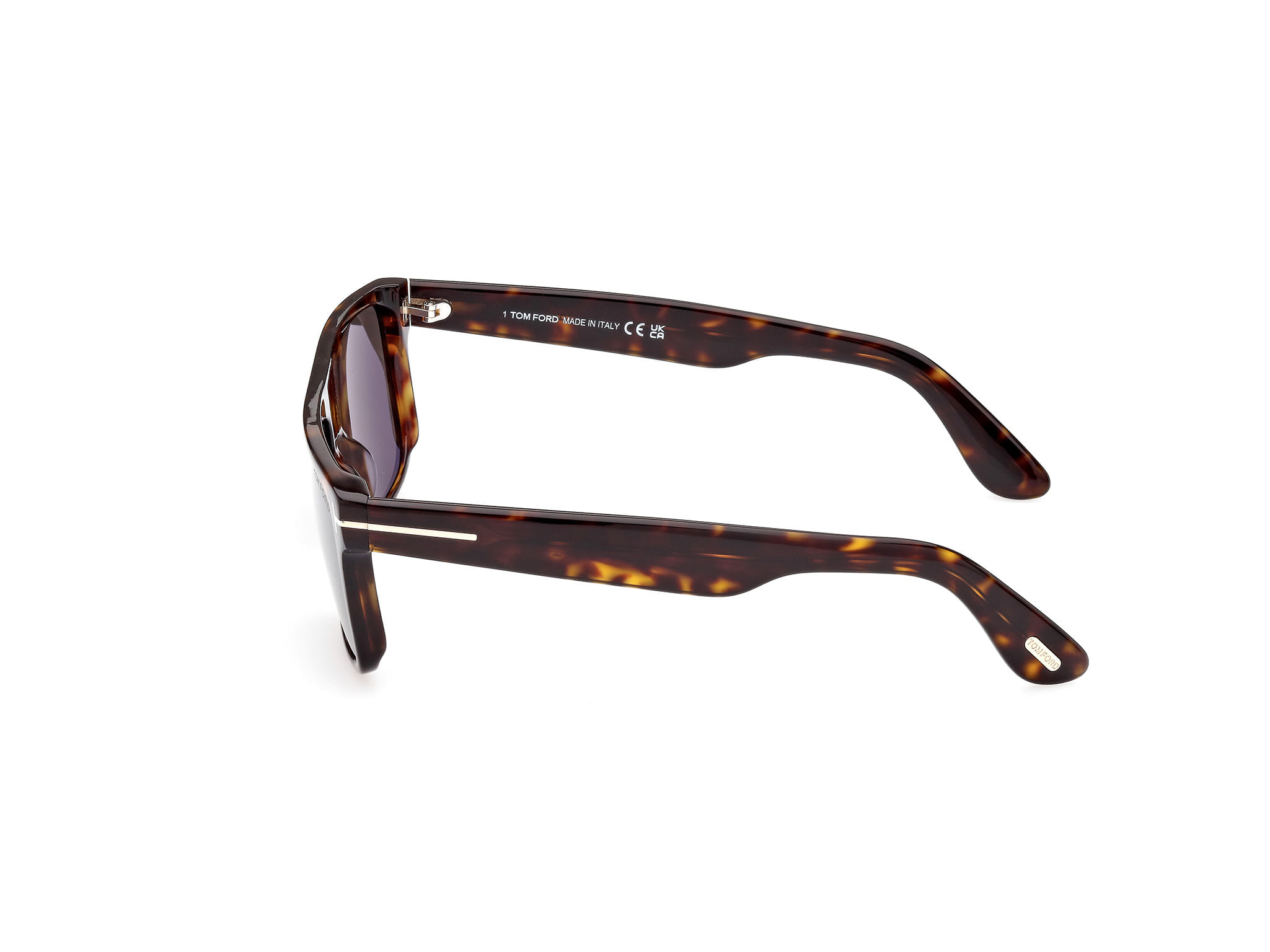 Tomford FT0999 Sunglass Havana Male Full Shell Sunglass — Havana frame — view 2