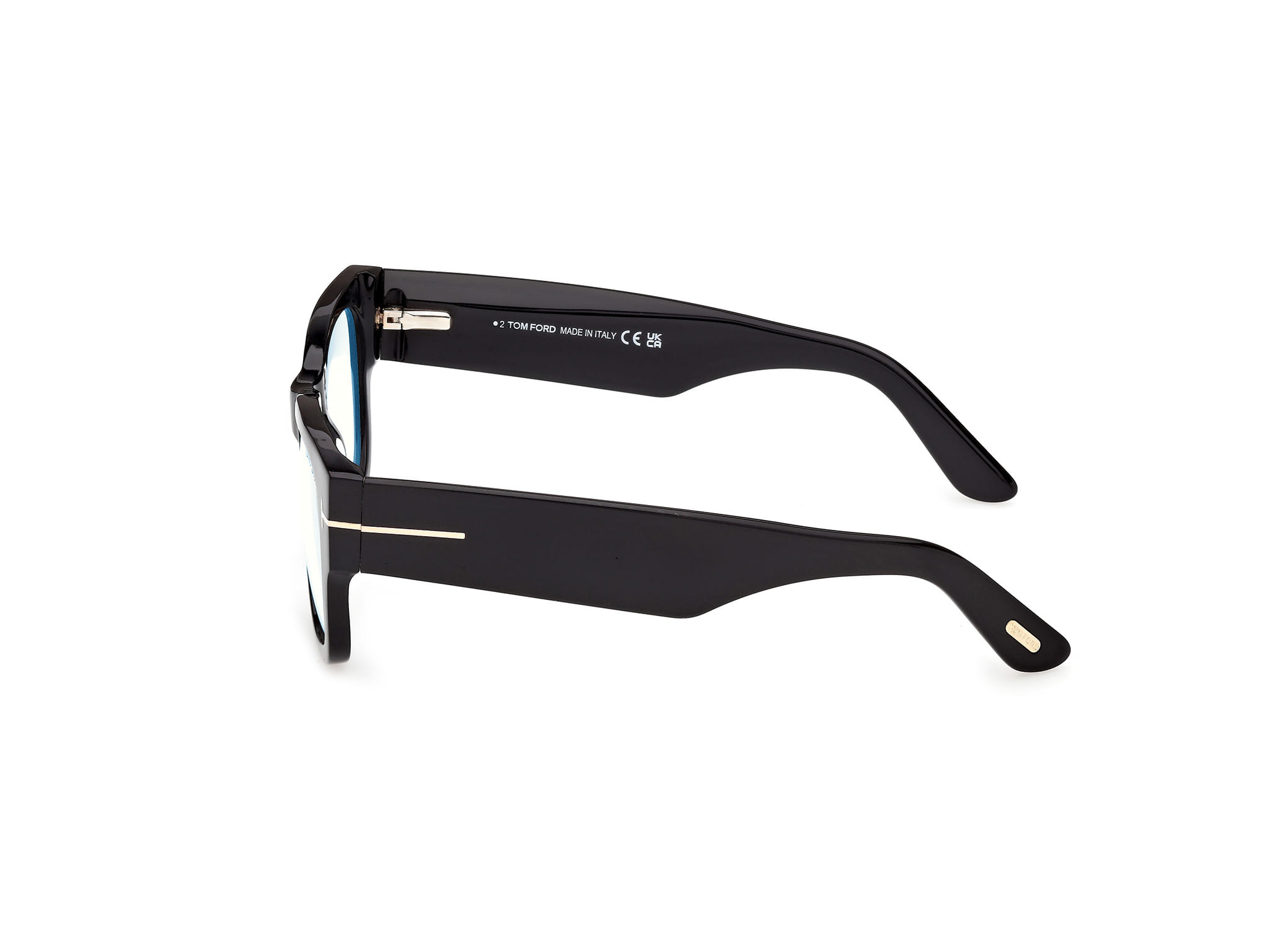 Tomford FT6099-B Frame Black Male Full Shell Frame — Black frame — view 2