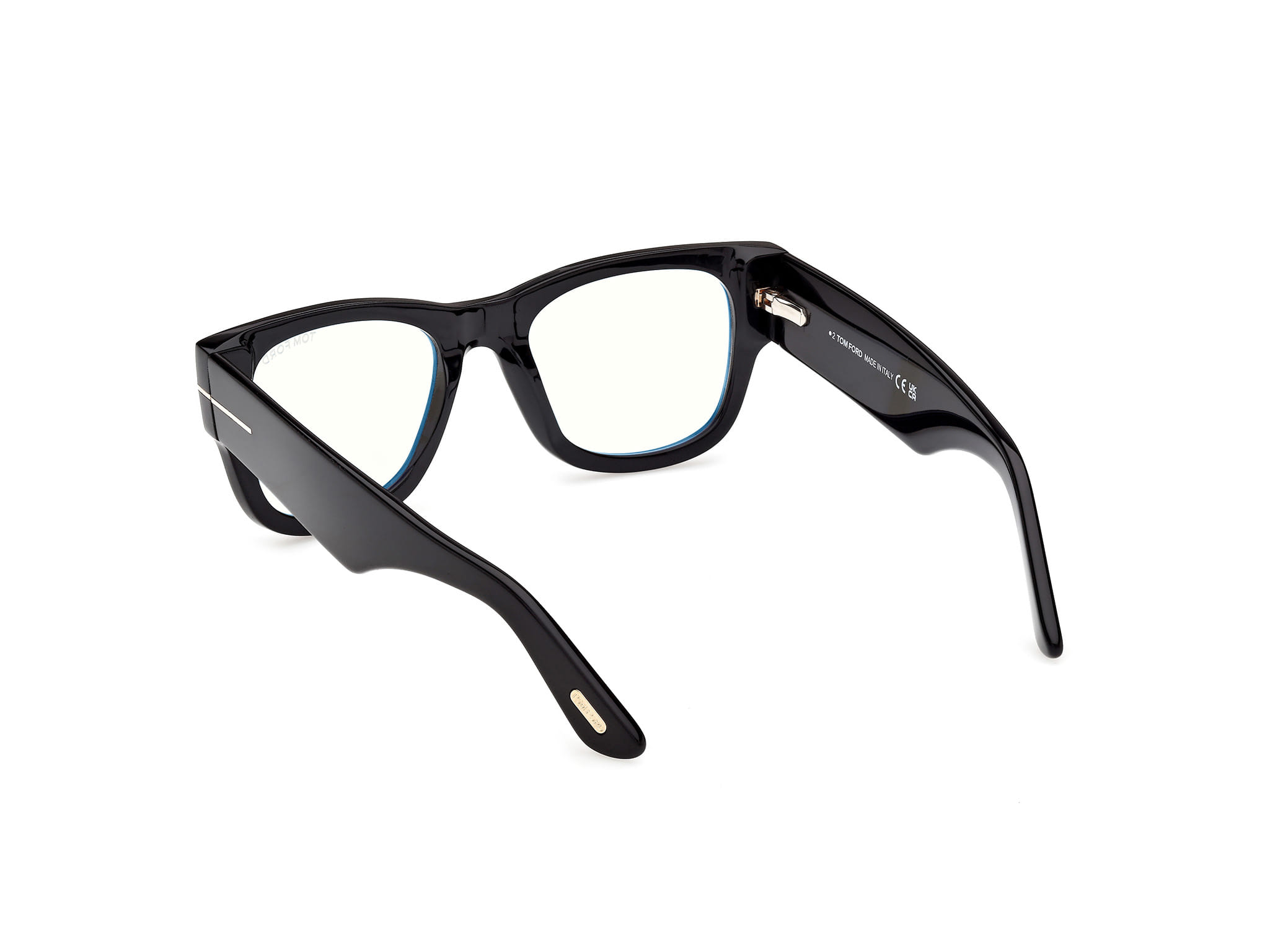 Tomford FT6099-B Frame Black Male Full Shell Frame — Black frame — view 3