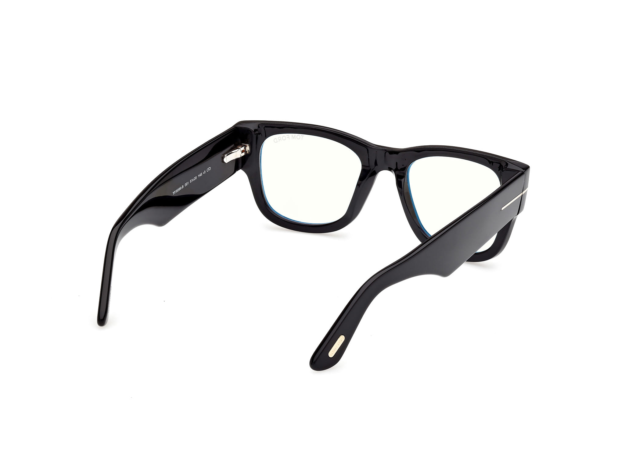 Tomford FT6099-B Frame Black Male Full Shell Frame — Black frame — view 5