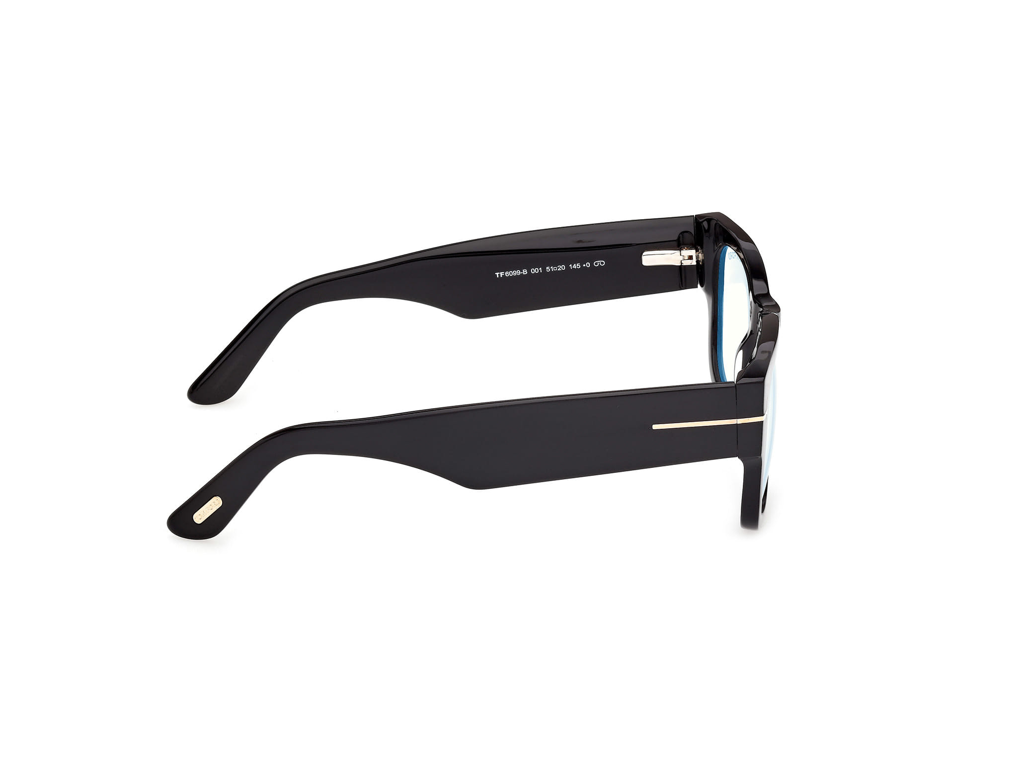 Tomford FT6099-B Frame Black Male Full Shell Frame — Black frame — view 6