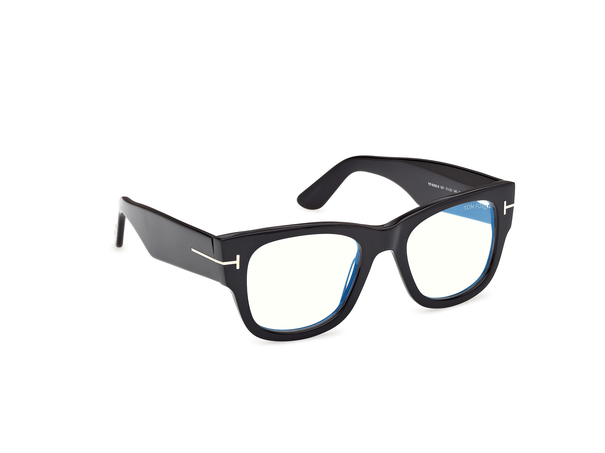 Tomford FT6099-B Frame Black Male Full Shell Frame — Black frame — view 7