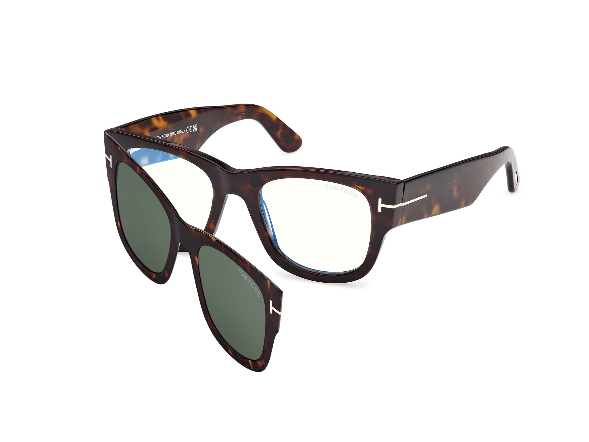 Tomford FT6099-B Frame Havana Male Full Shell — Havana frame