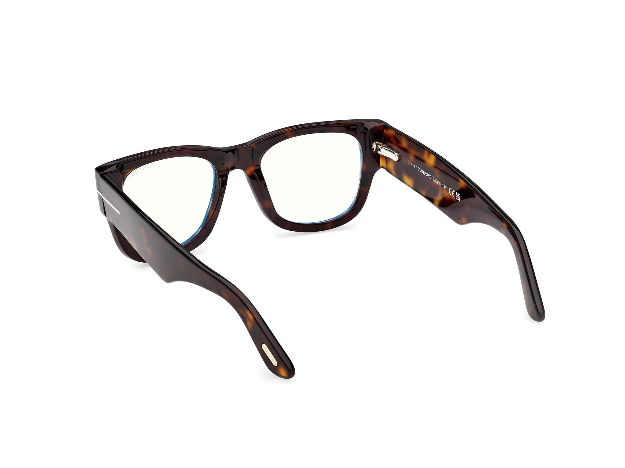 Tomford FT6099-B Frame Havana Male Full Shell Frame — Havana frame — view 3