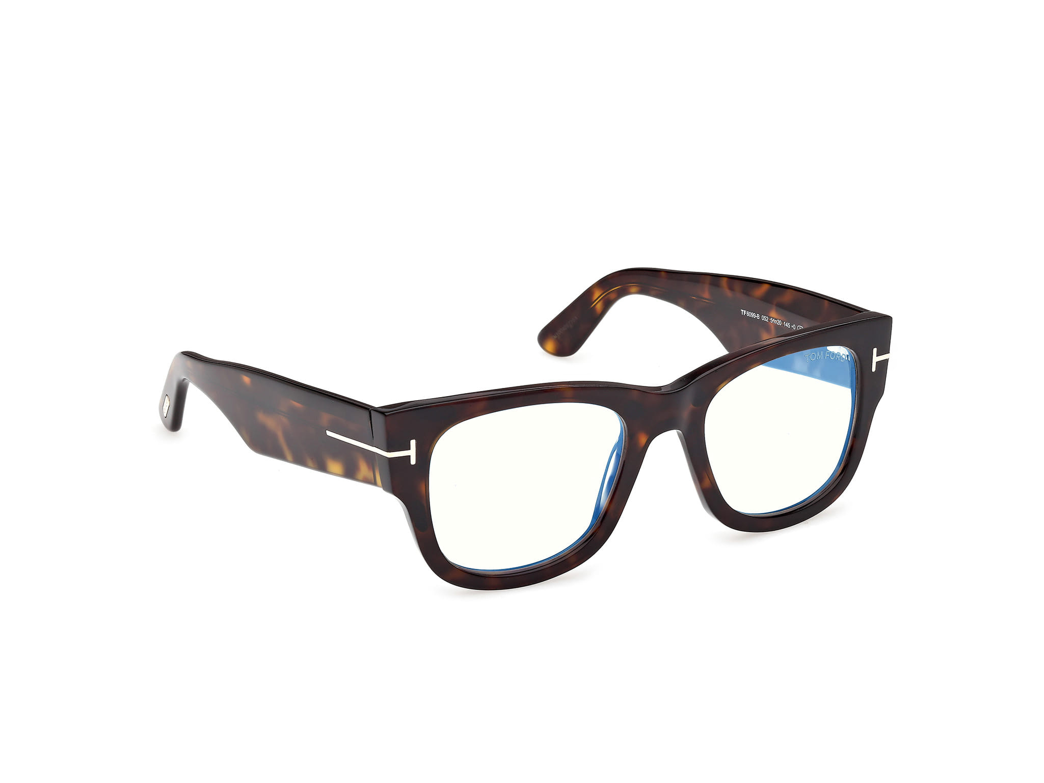 Tomford FT6099-B Frame Havana Male Full Shell Frame — Havana frame — view 7