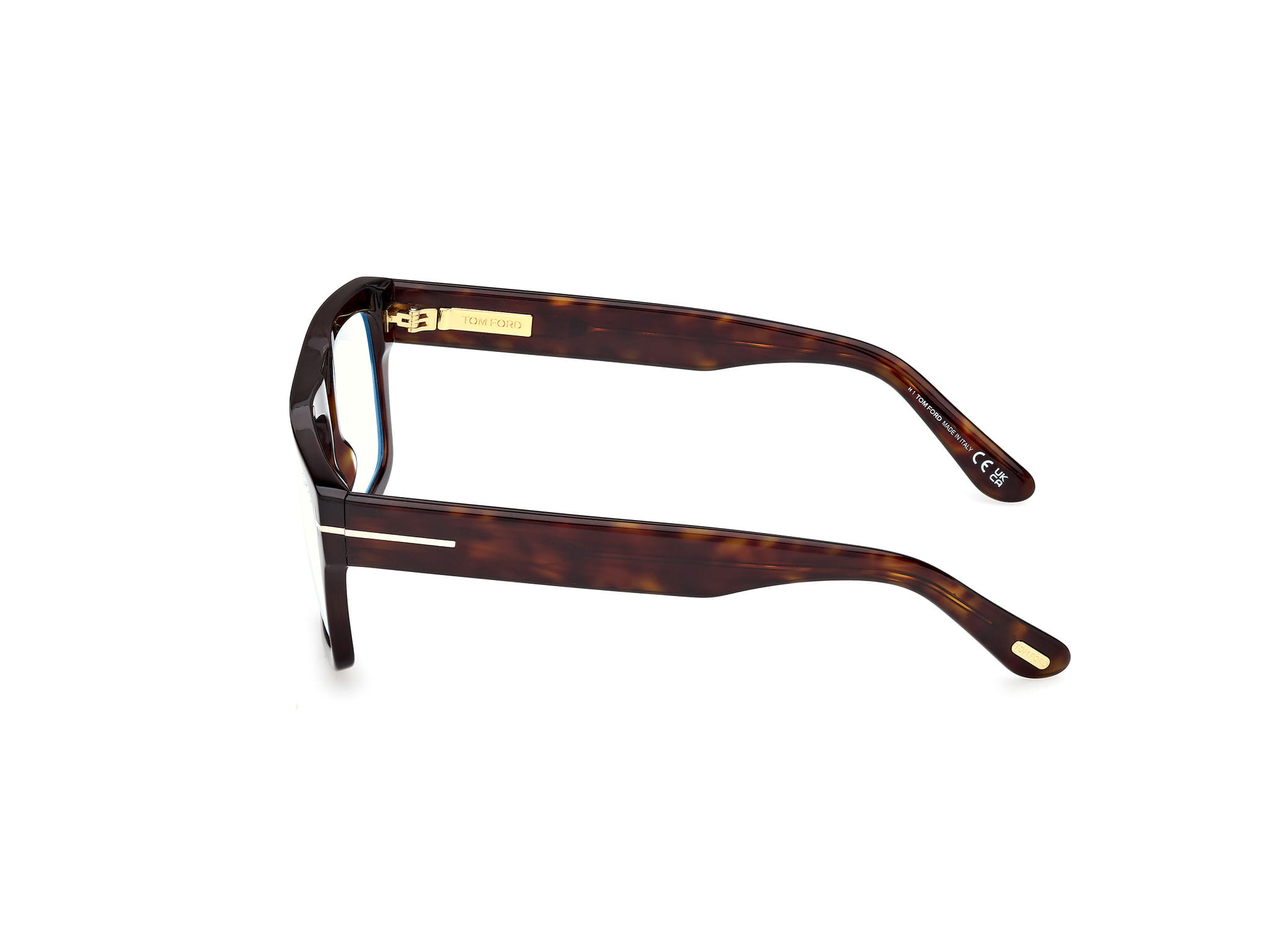 Tomford FT6084-B Frame Havana Male Full Shell Frame — Havana frame — view 2