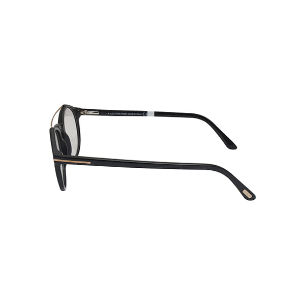 Tomford TF 5455 Frame Black Unisex Full Shell Frame — Black frame — view 3
