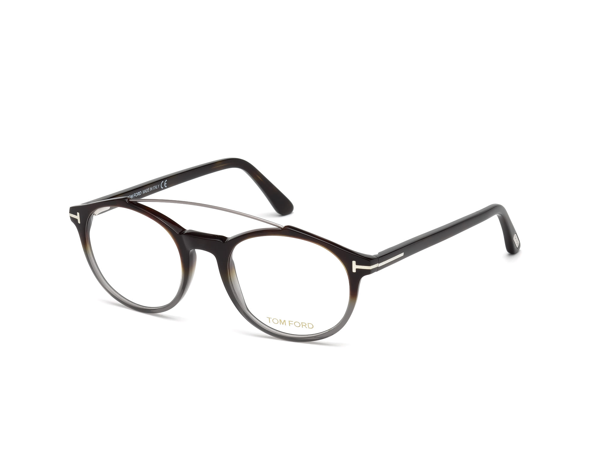 Tomford TF 5455 Frame Tortoise Female Full Shell — Black frame