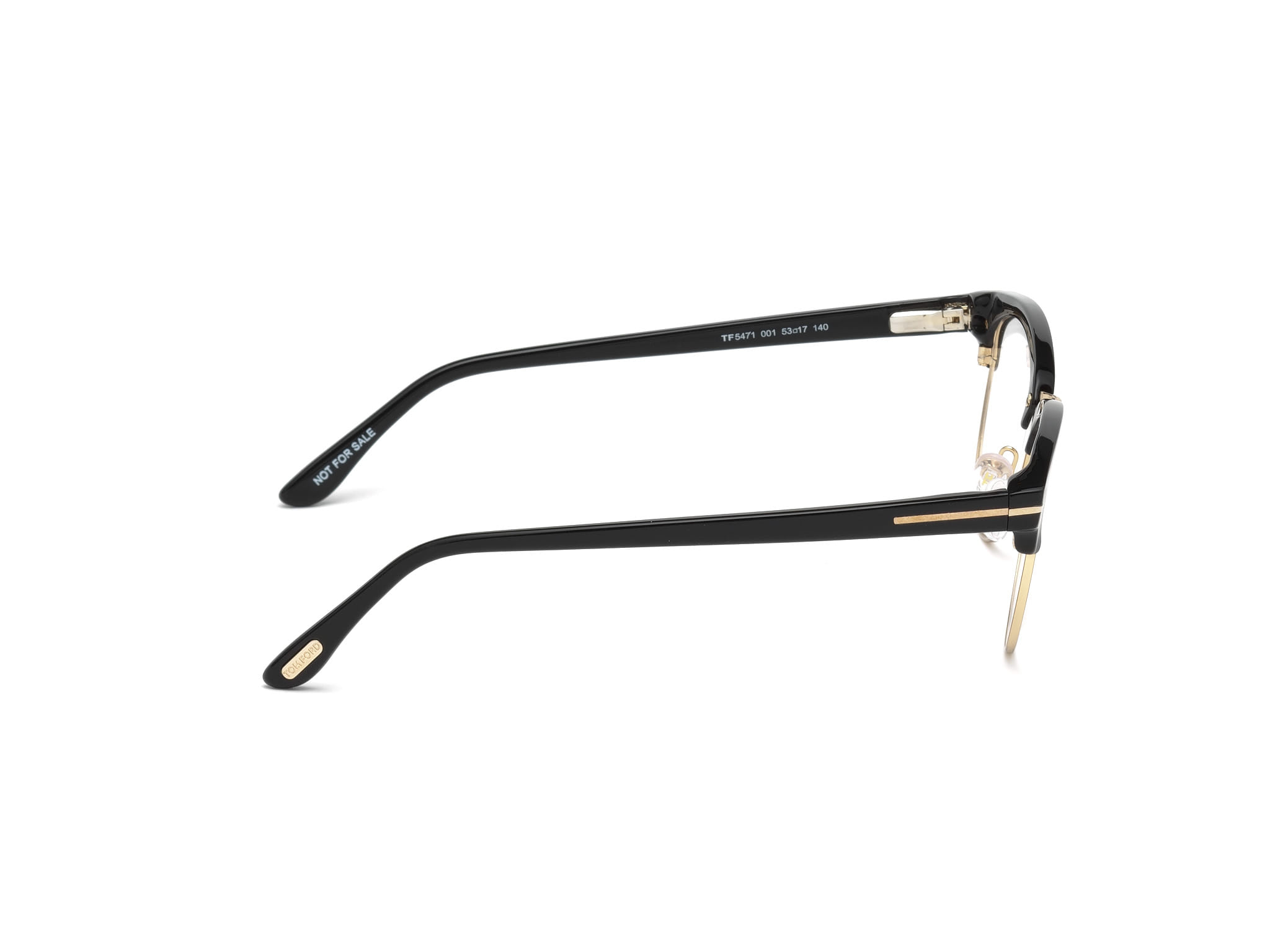 Tomford TF 5471 Frame Gold Unisex Full Shell Frame — Gold frame — view 6