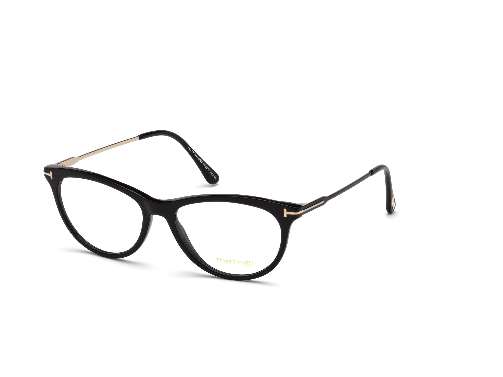 Tomford TF5509 Frame Black Female Full Metal — Tortoise frame