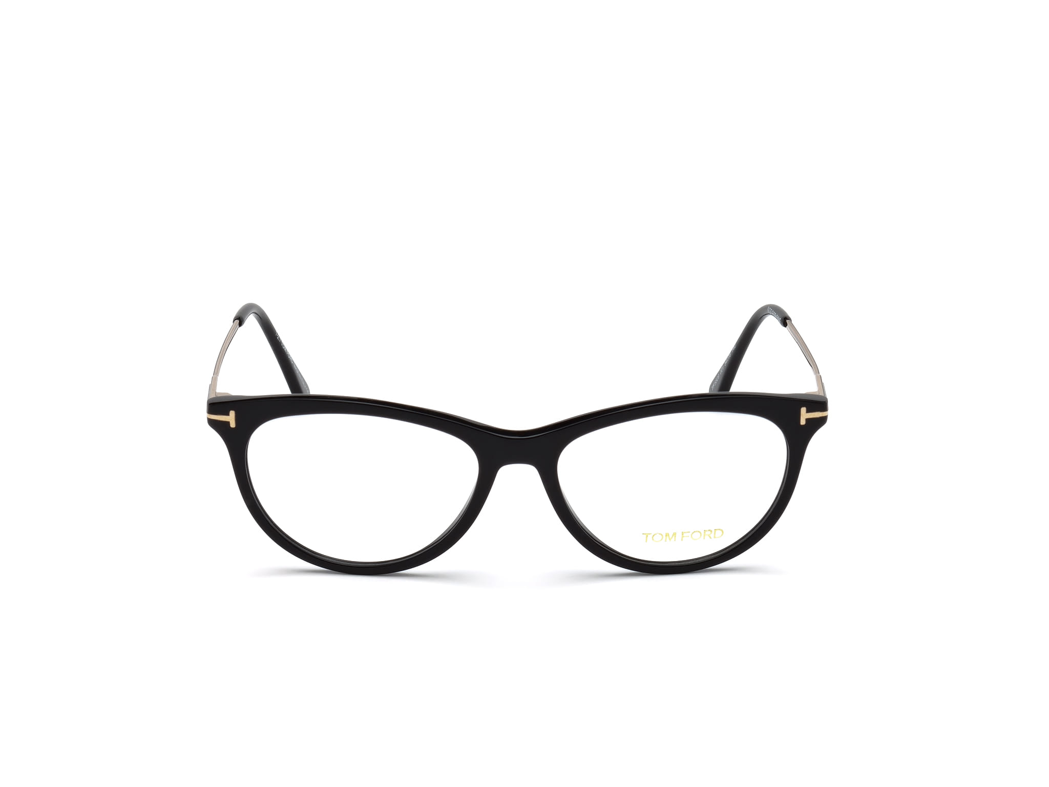 Tomford TF5509 Frame Black Female Full Metal — Tortoise frame
