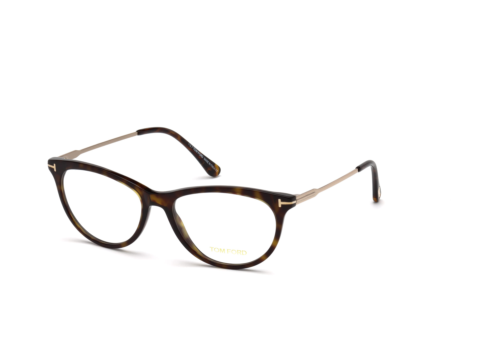 Tomford TF5509 Frame Tortoise Female Full Metal — Tortoise frame