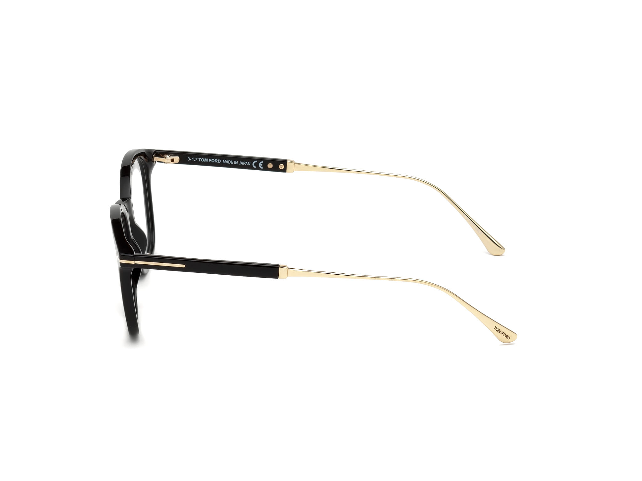 Tomford TF5484 Frame Black Male Full Titanium Frame — view 3