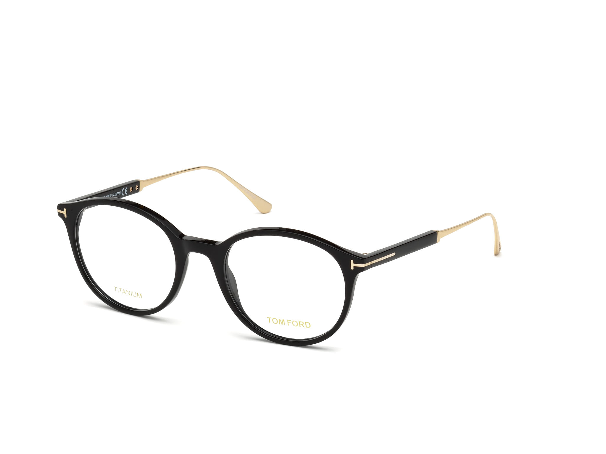 Tomford TF5485 Frame Black Male Full Titanium — Black frame