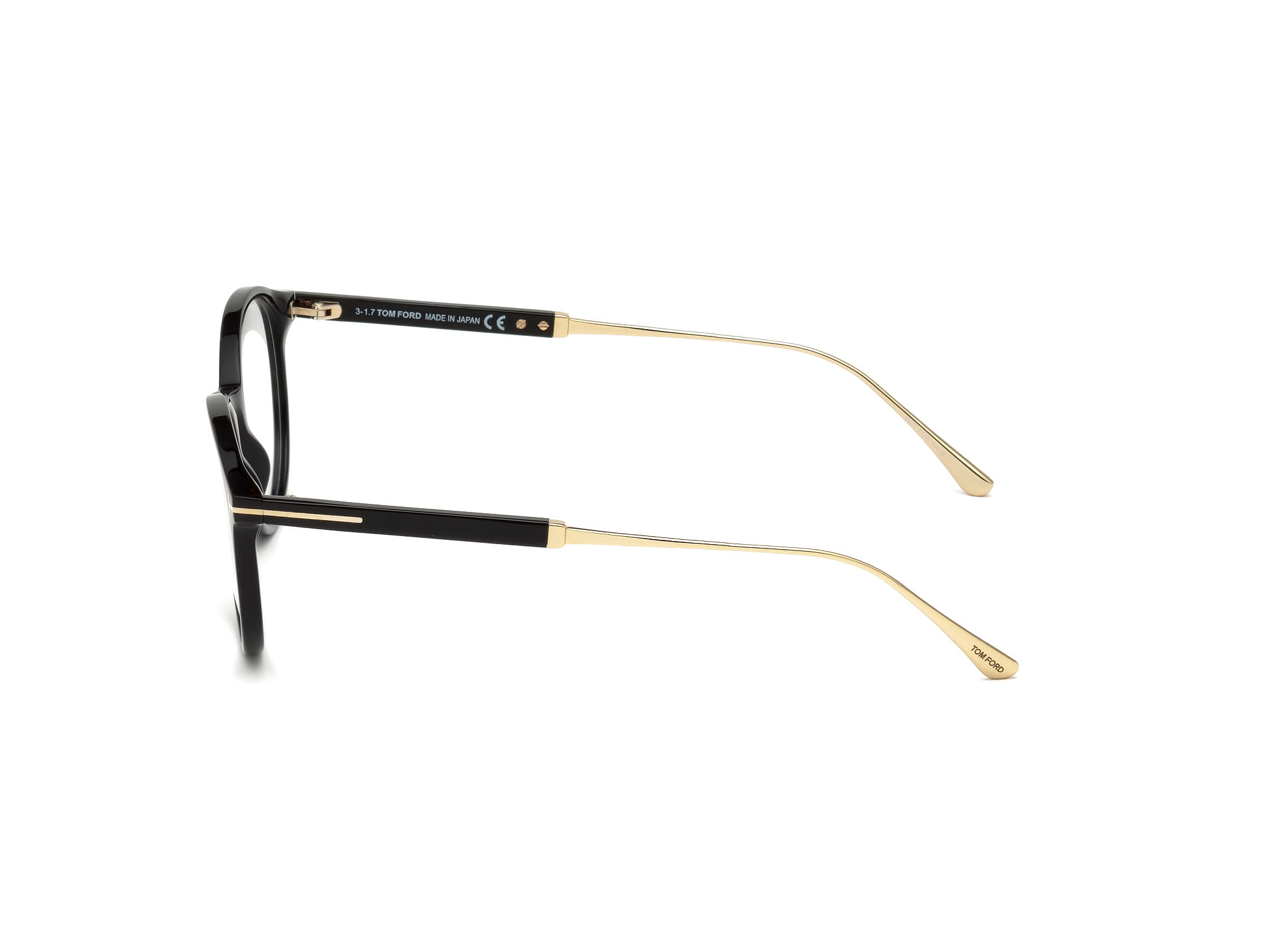Tomford TF5485 Frame Black Male Full Titanium Frame — Black frame — view 2